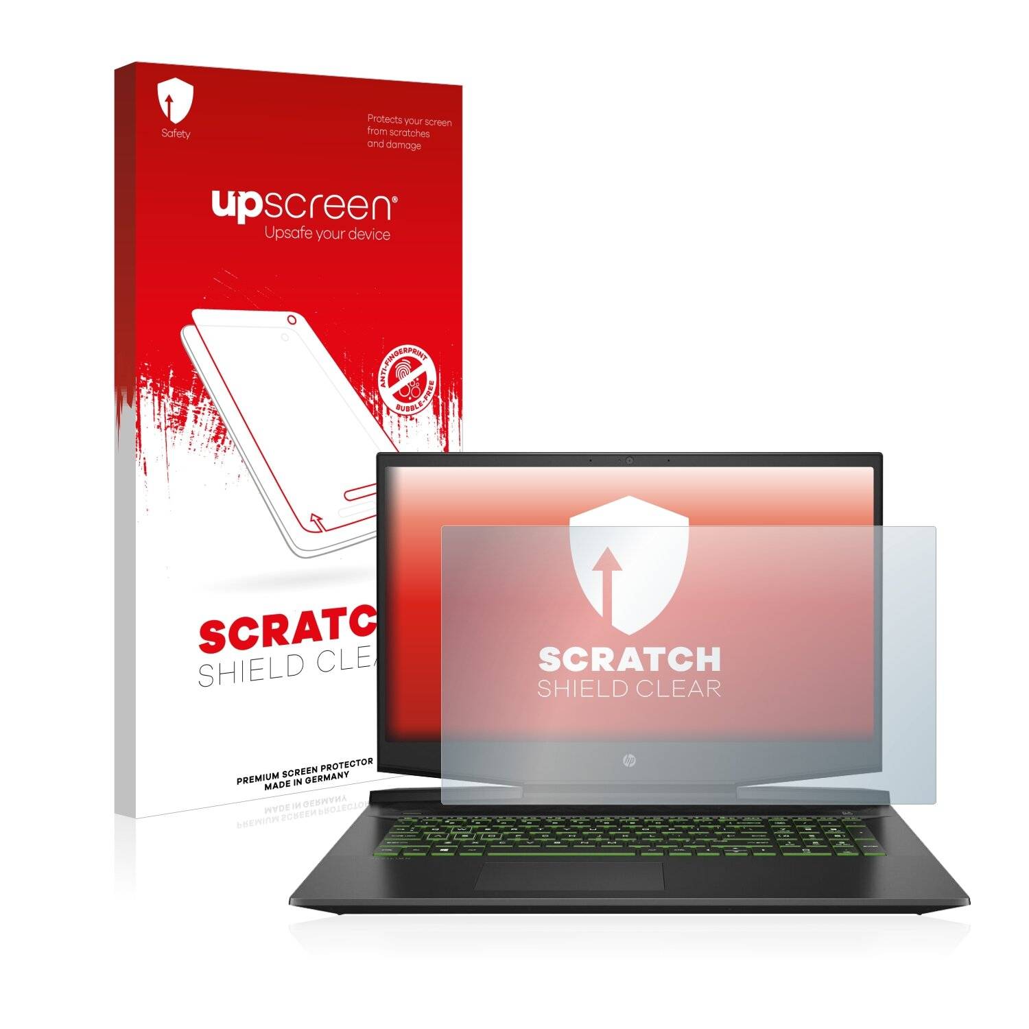 upscreen Scratch Shield Clear Premium Displayschutzfolie für HP Pavilion