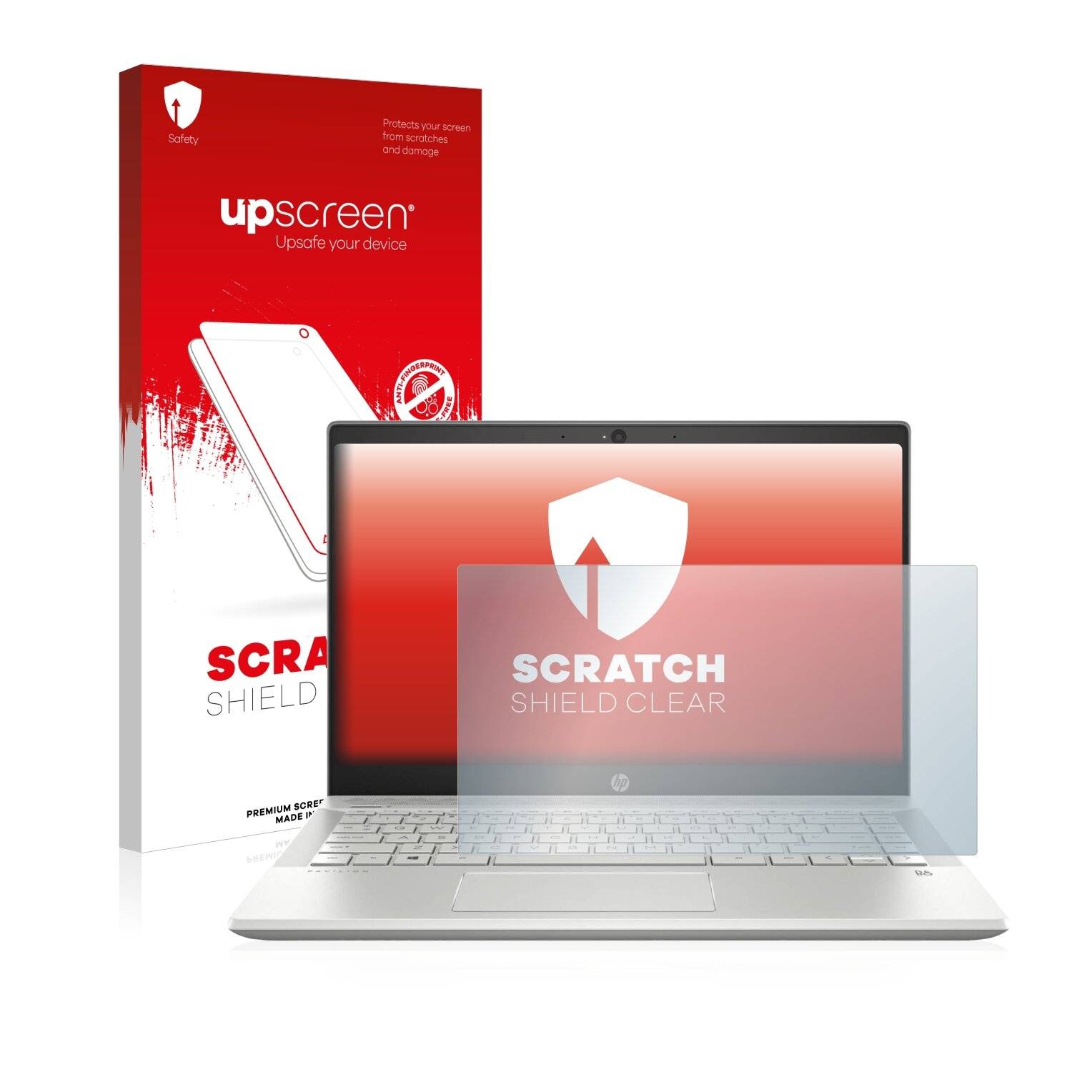 upscreen Scratch Shield Clear Premium Displayschutzfolie für HP Pavilion