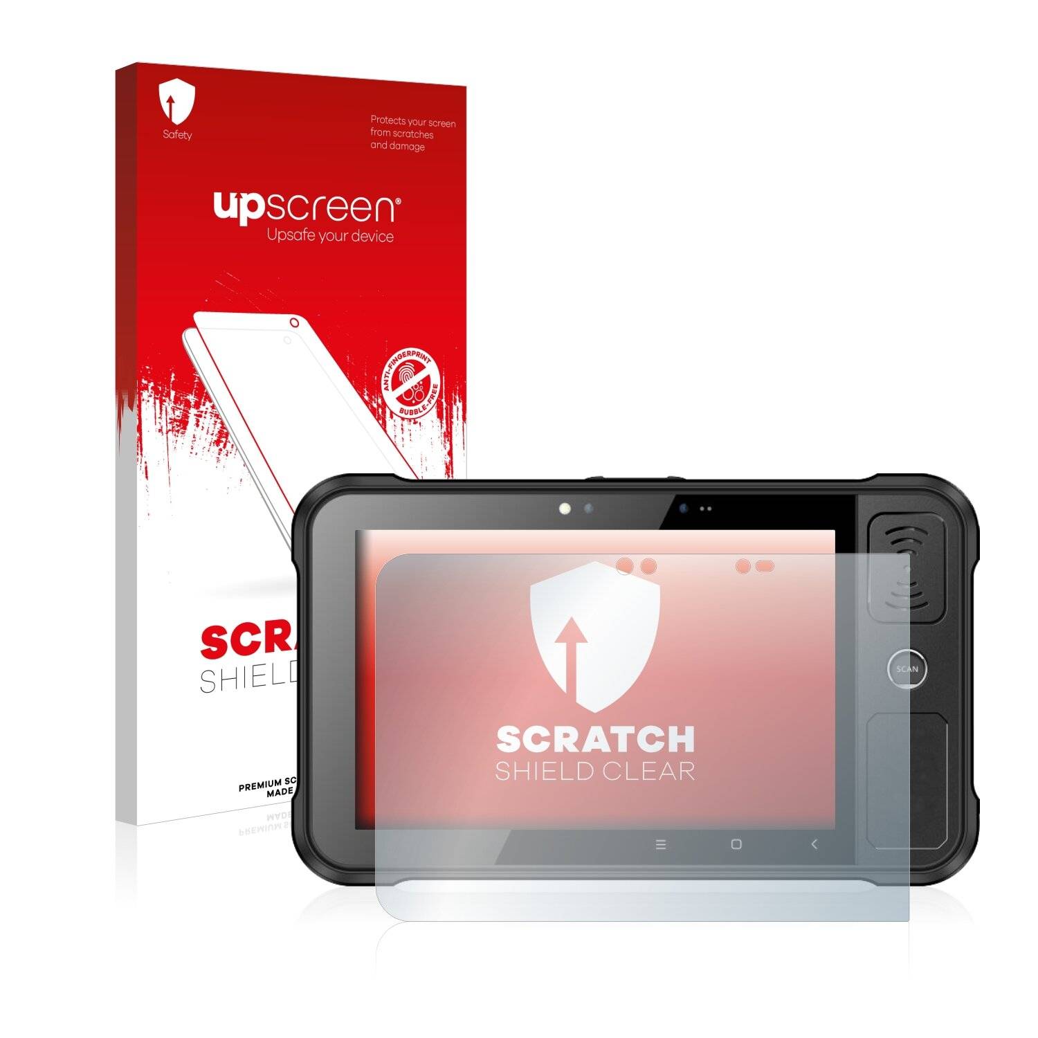 upscreen Scratch Shield Clear Premium Displayschutzfolie für Chainway