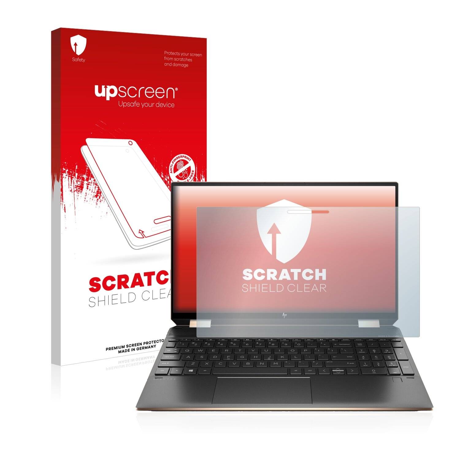 upscreen Scratch Shield Clear Premium Displayschutzfolie für HP Spectre x360