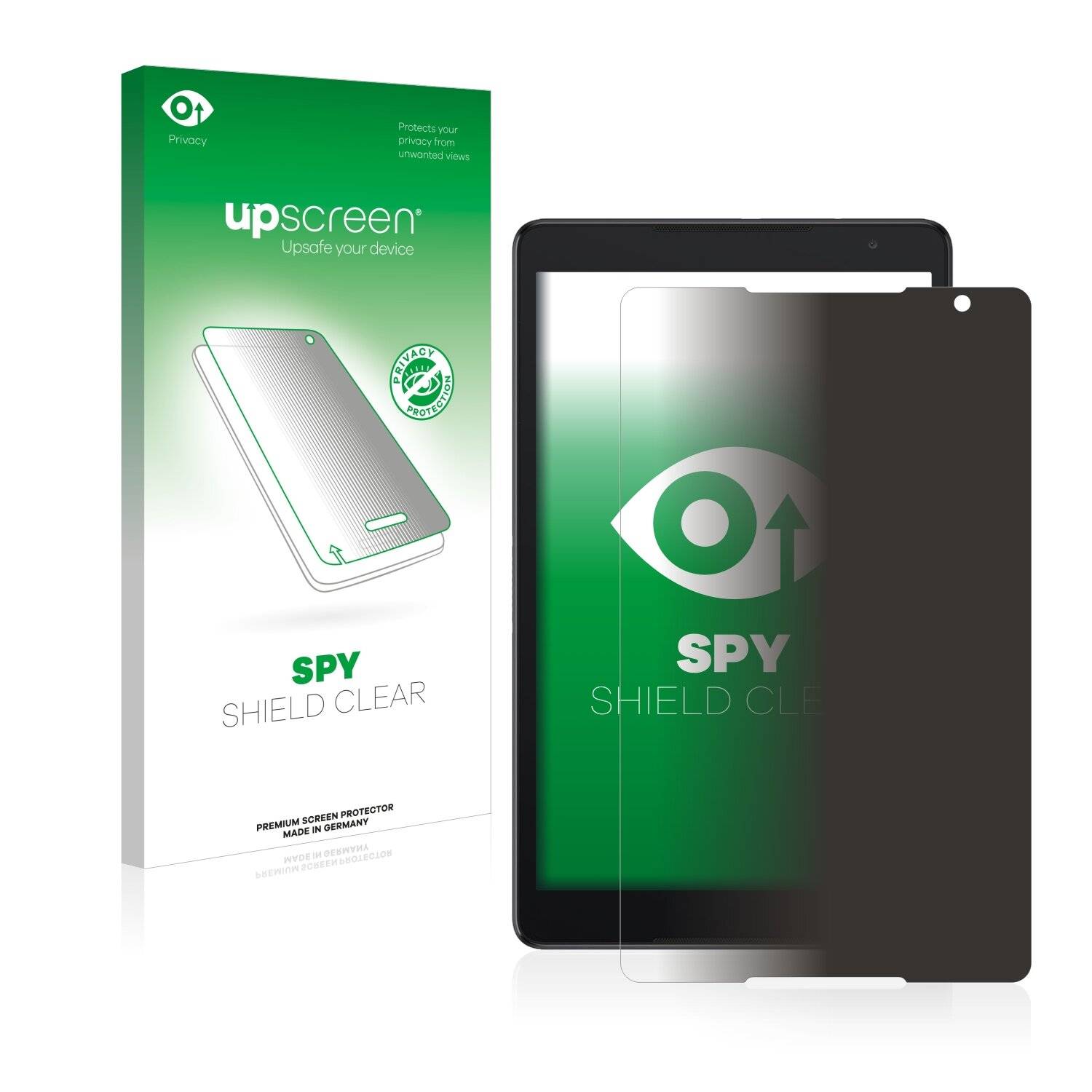 upscreen Spy Shield Clear Premium Blickschutzfolie für Alcatel