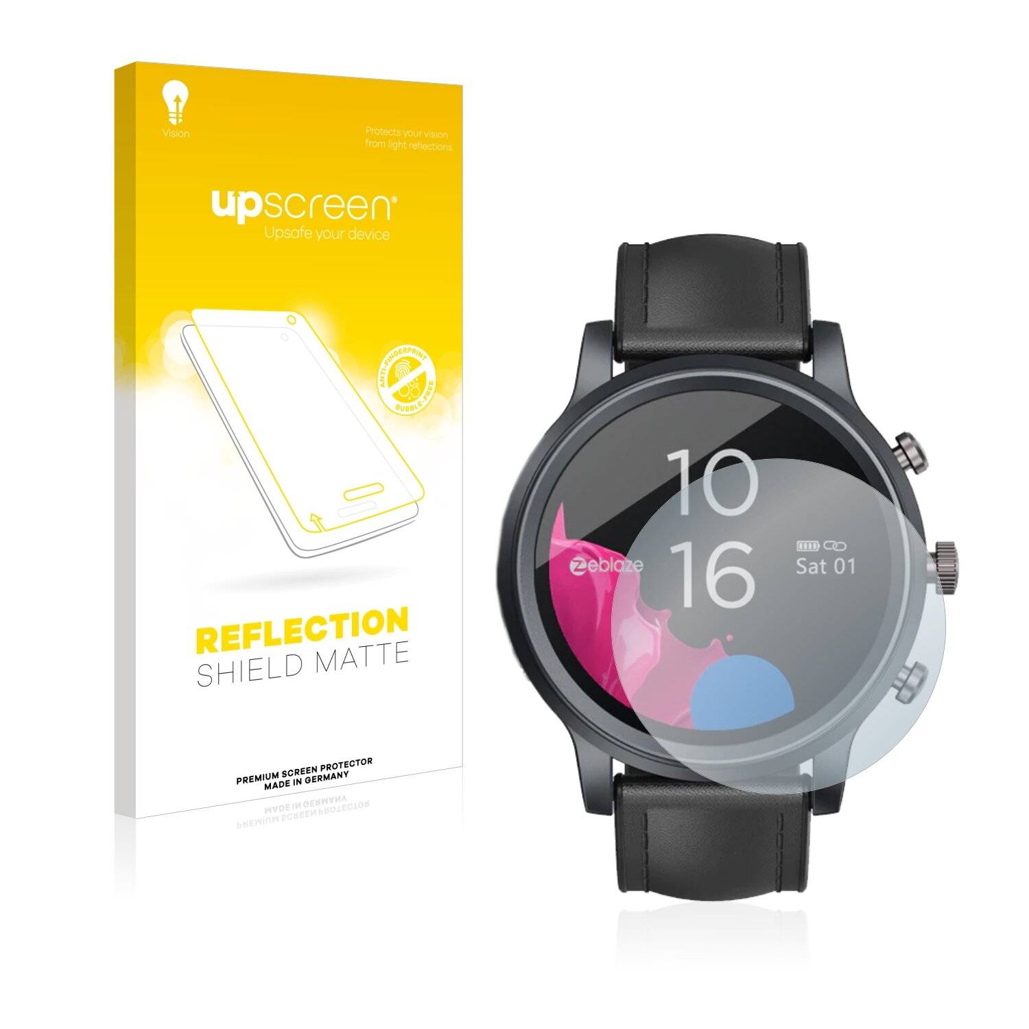 upscreen Reflection Shield Matte Premium Displayschutzfolie für Zeblaze Neo
