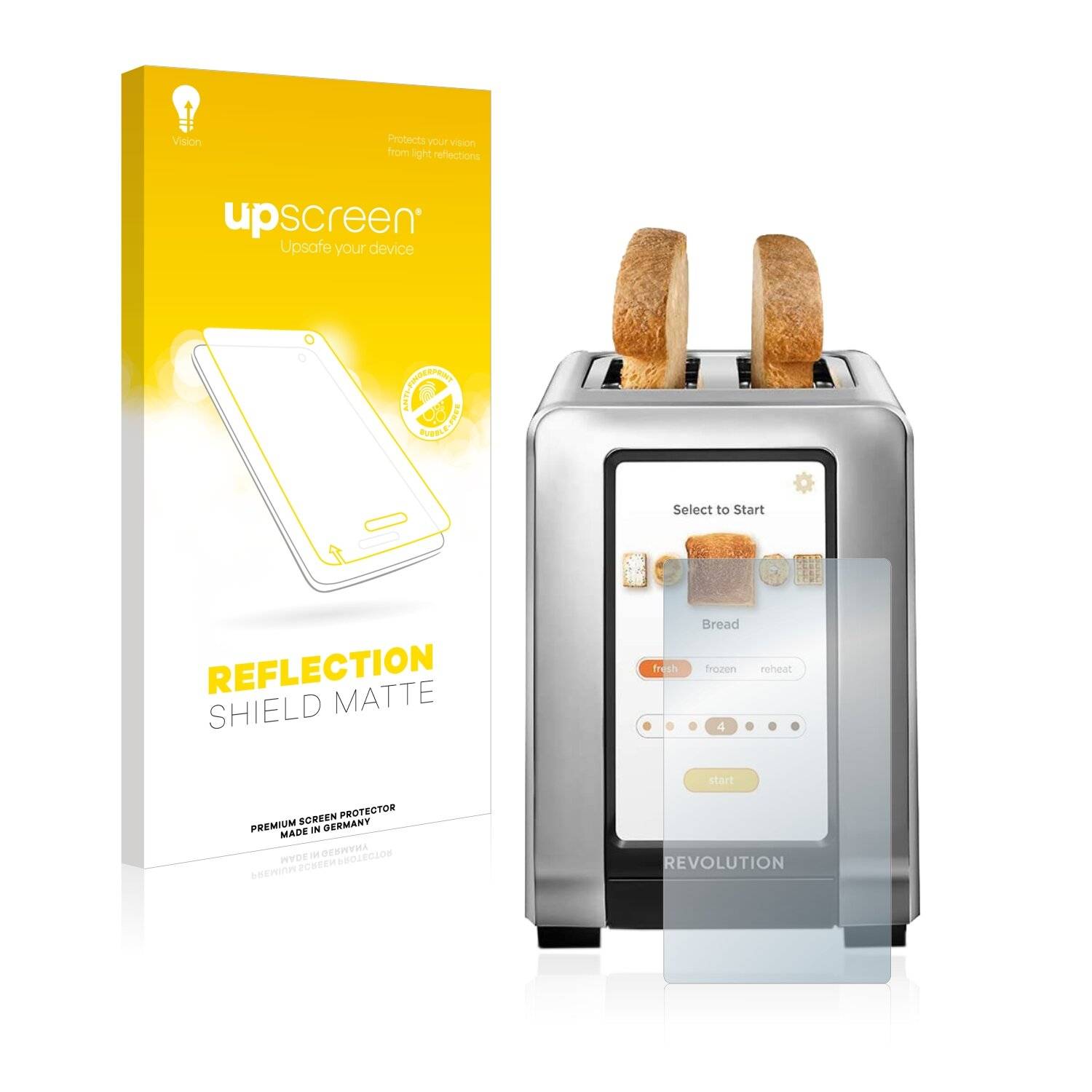 upscreen Reflection Shield Matte Premium Displayschutzfolie für Revolution Cooking Smart
