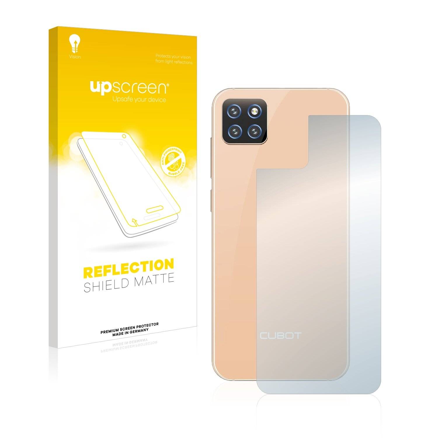 upscreen Reflection Shield Matte Premium Displayschutzfolie für Cubot X20 Pro