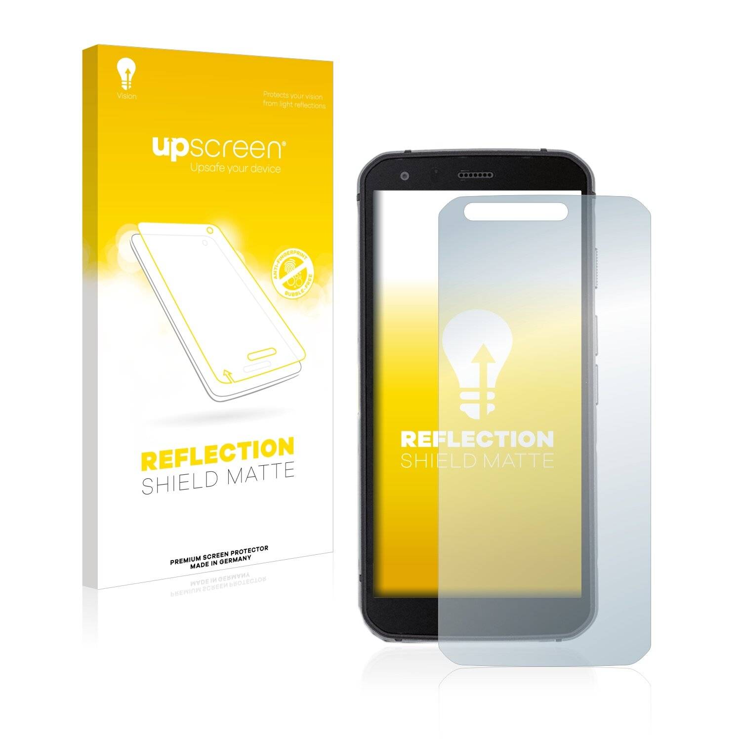 upscreen Reflection Shield Matte Premium Displayschutzfolie für Caterpillar Cat S62