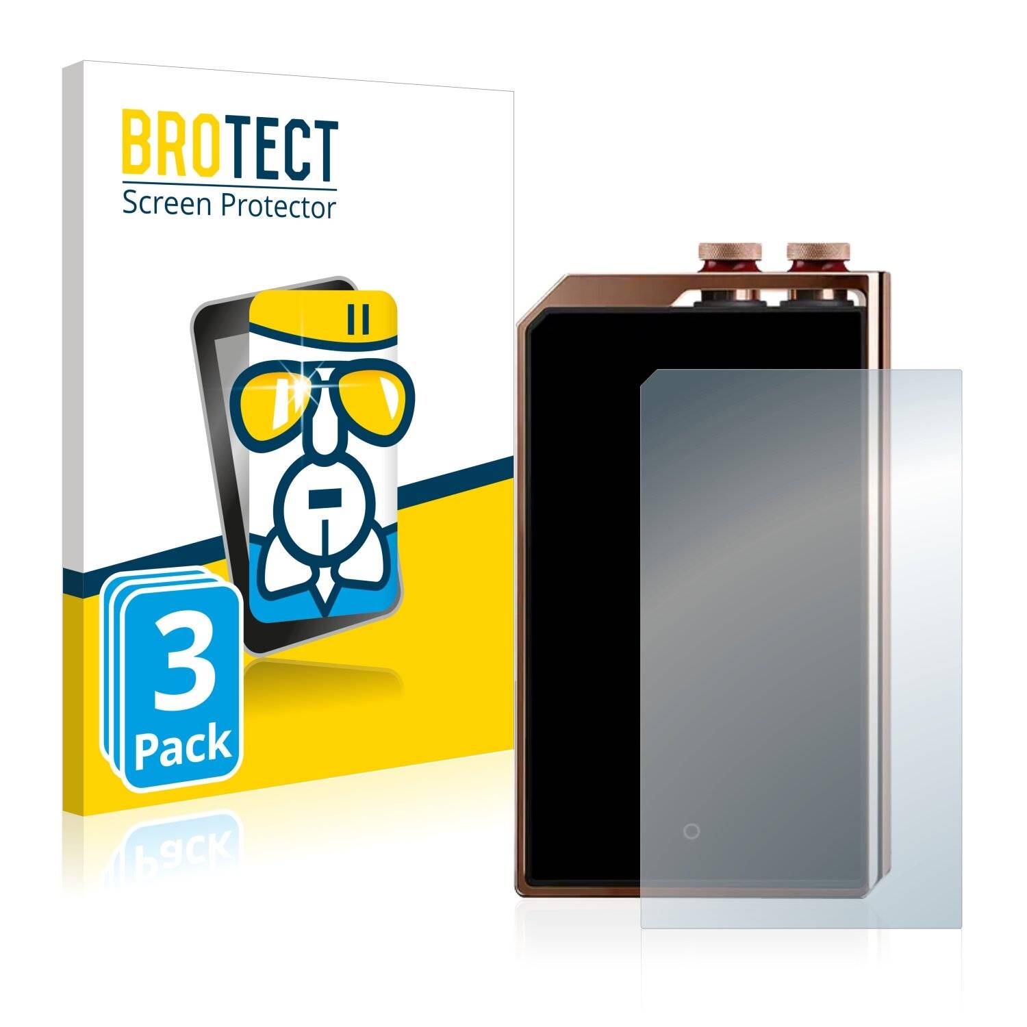 3x BROTECT AirGlass Schutzglas Folie für Cowon Plenue