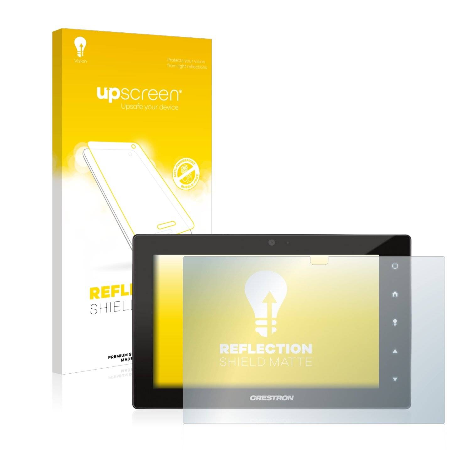 upscreen Reflection Shield Matte Premium Displayschutzfolie für Crestron