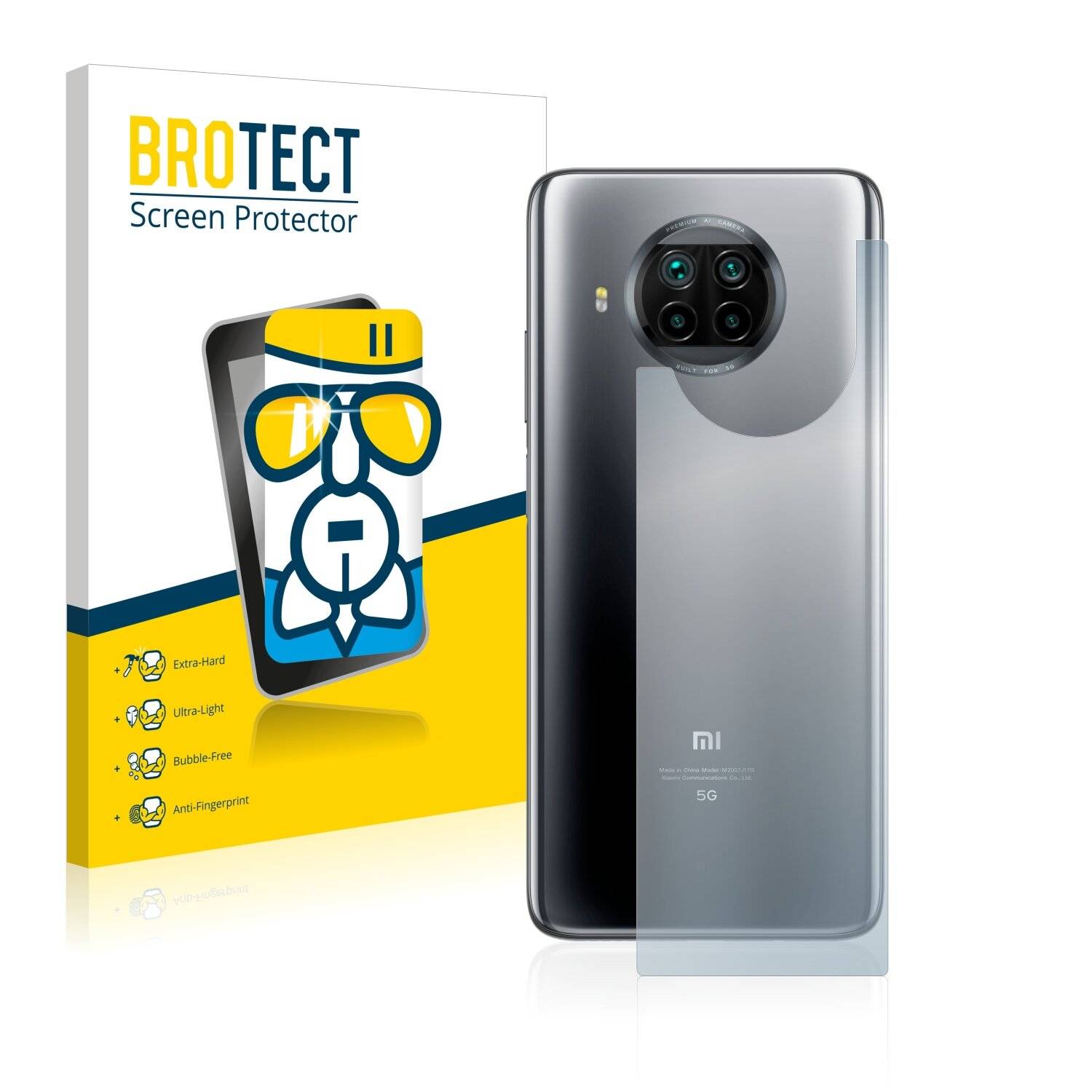 BROTECT AirGlass Schutzglas Folie für Xiaomi Mi 10T Lite