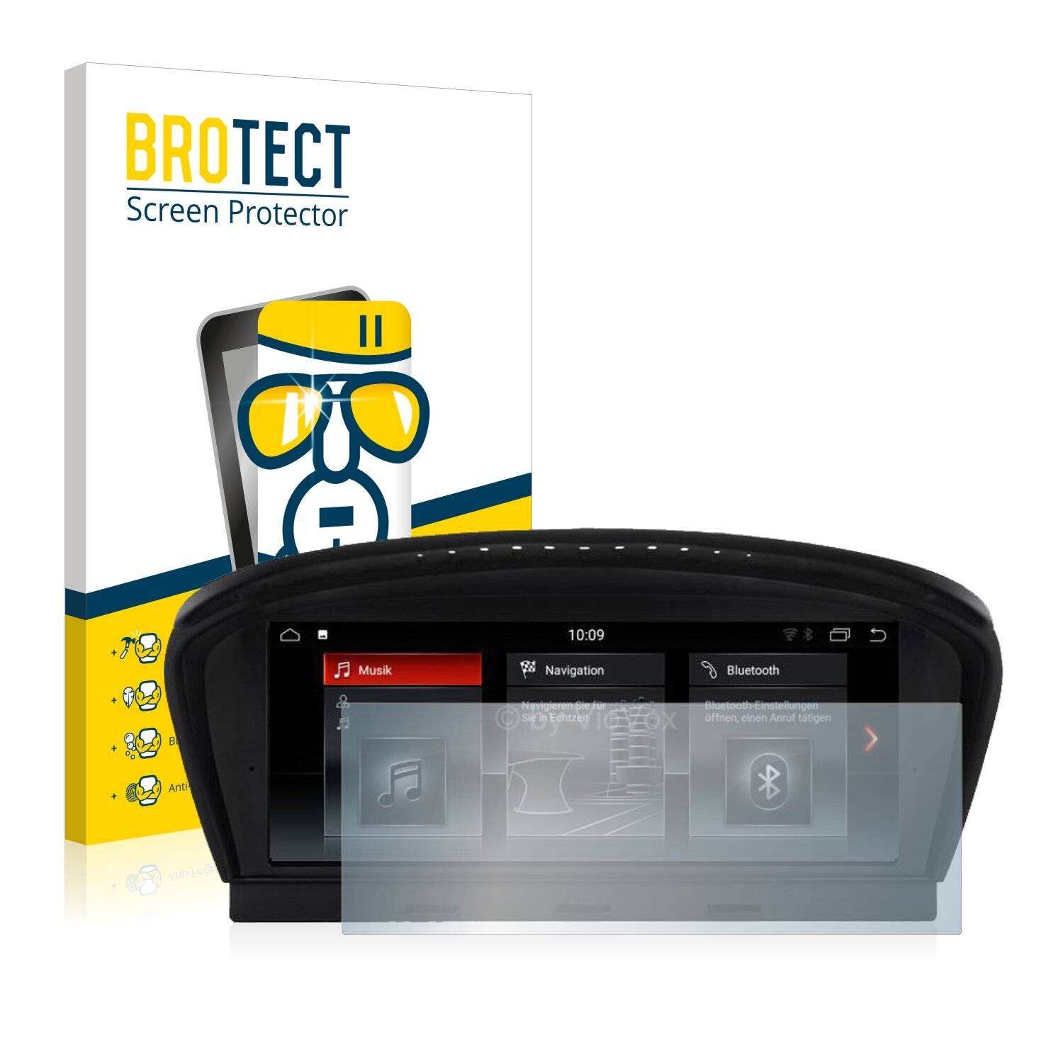 BROTECT AirGlass Schutzglas Folie für BMW 6 E63 2003-2008 VioVox 8210
