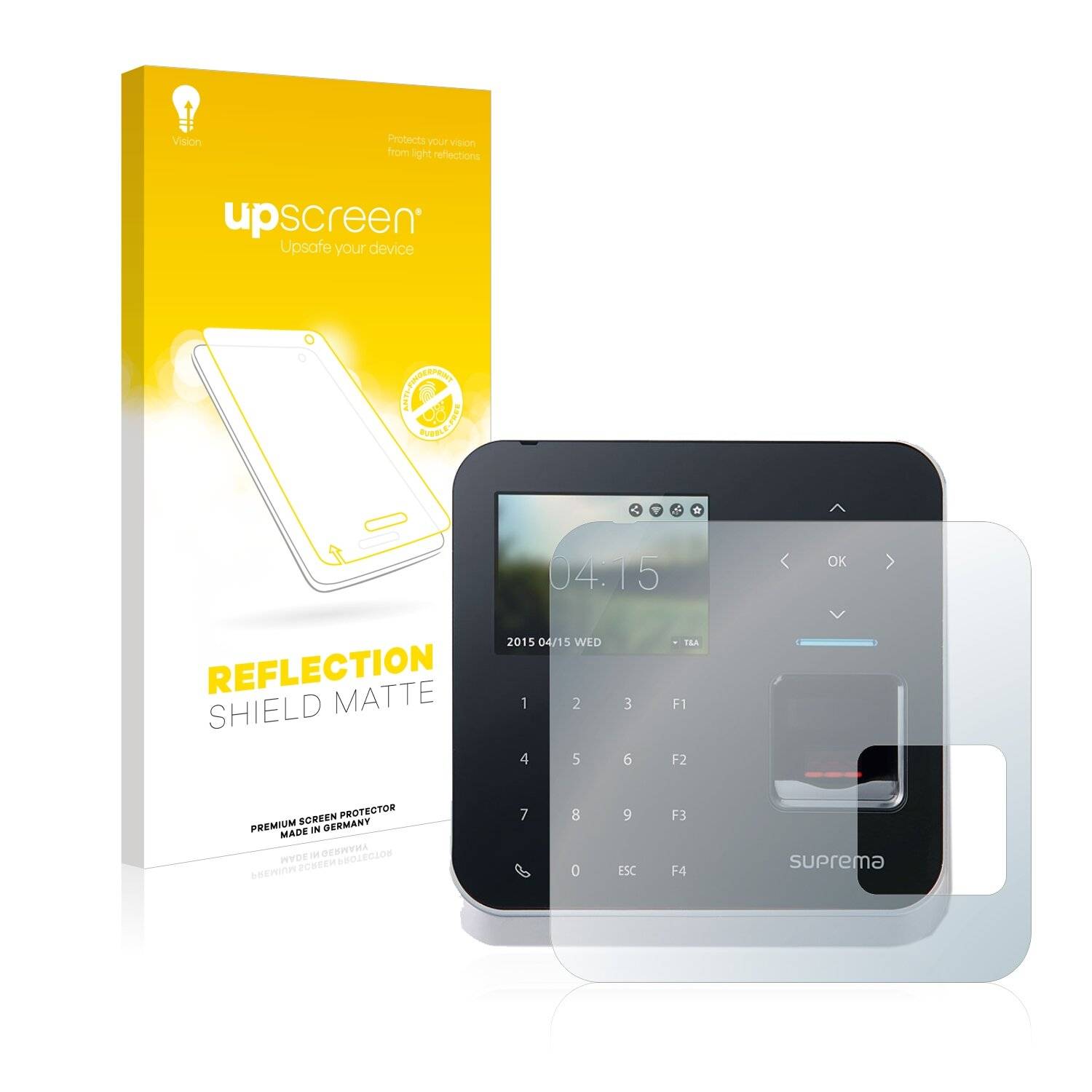 upscreen Reflection Shield Matte Premium Displayschutzfolie für Suprema BioStation