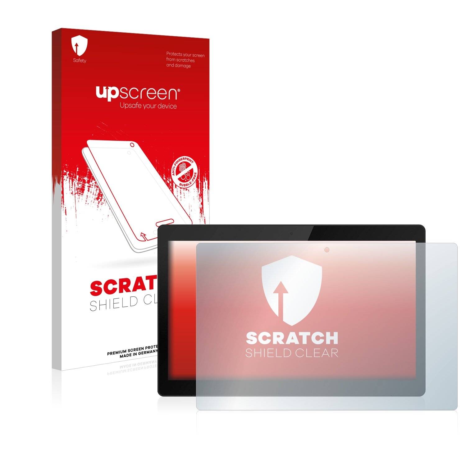 upscreen Scratch Shield Clear Premium Displayschutzfolie für TrekStor Surftab Theatre