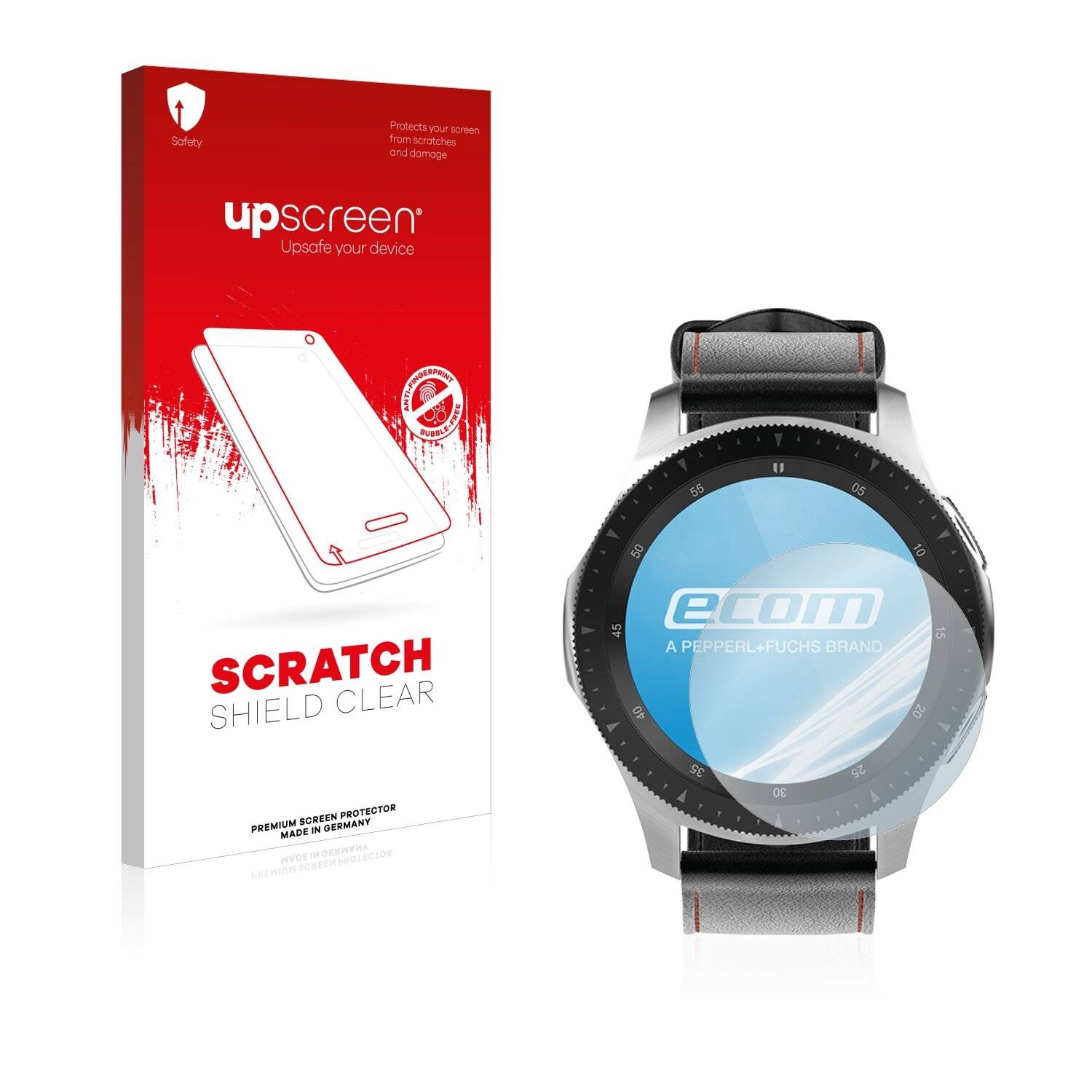 upscreen Scratch Shield Clear Premium Displayschutzfolie für Ecom Smart-Ex Watch