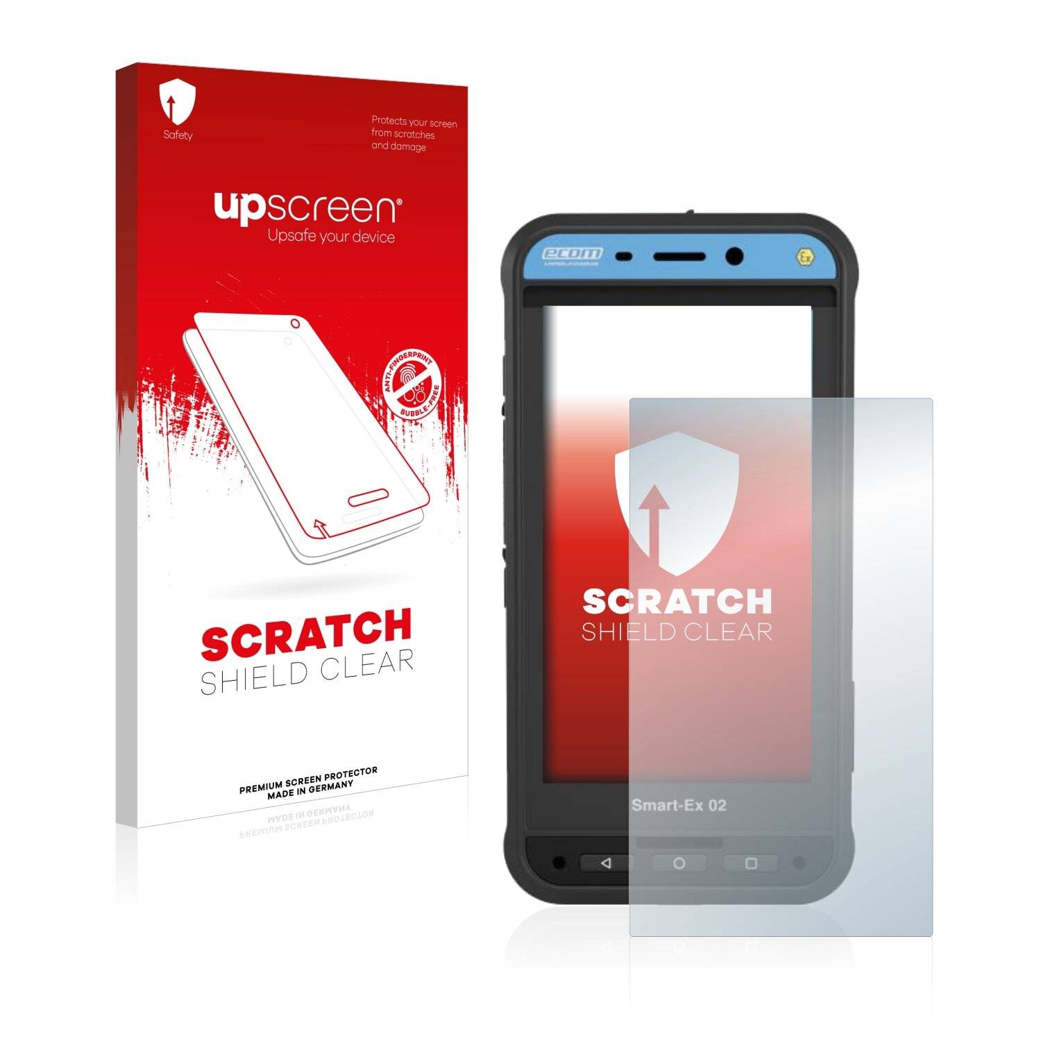 upscreen Scratch Shield Clear Premium Displayschutzfolie für Ecom Smart-Ex 02