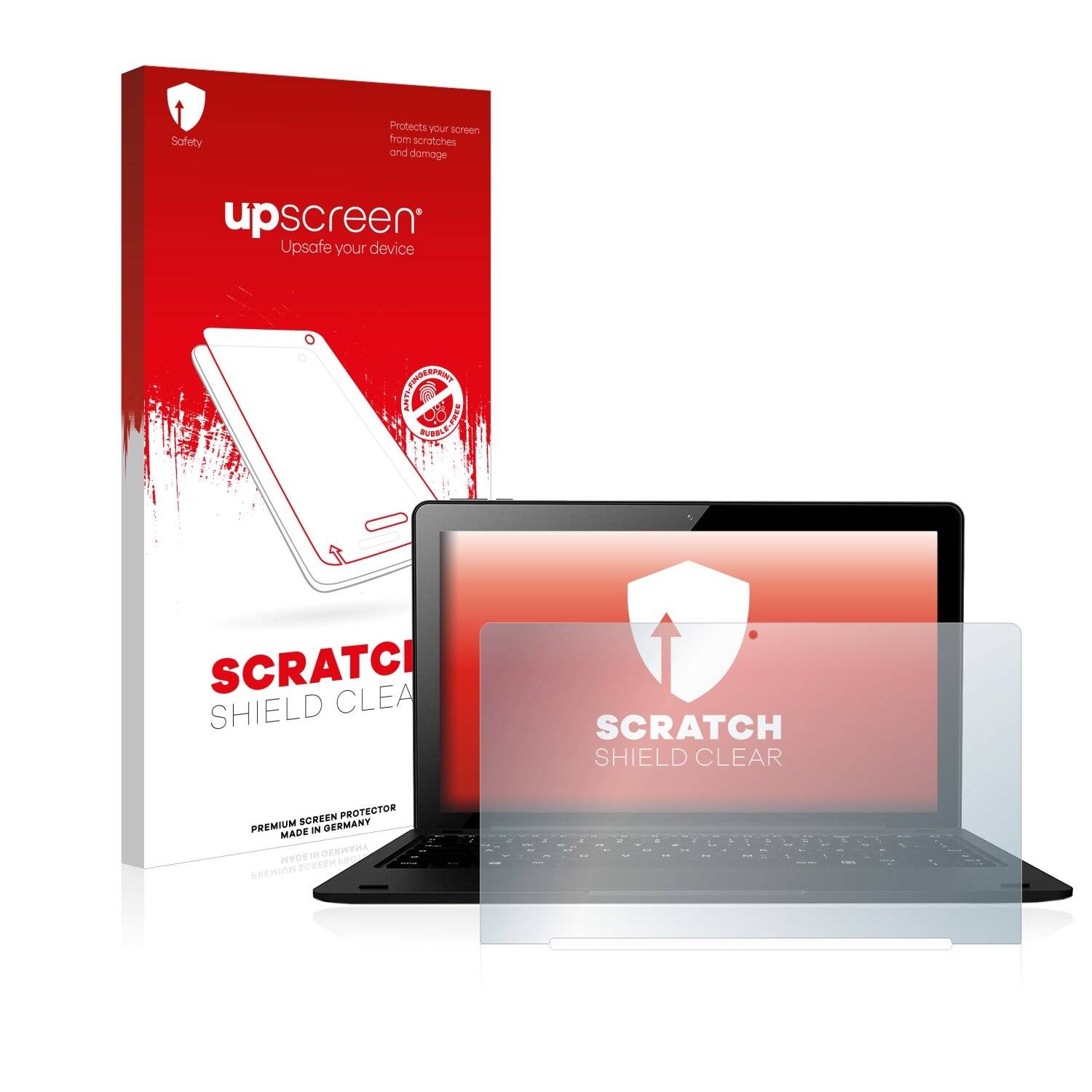 upscreen Scratch Shield Clear Premium Displayschutzfolie für Odys Maven Win 12 Pro