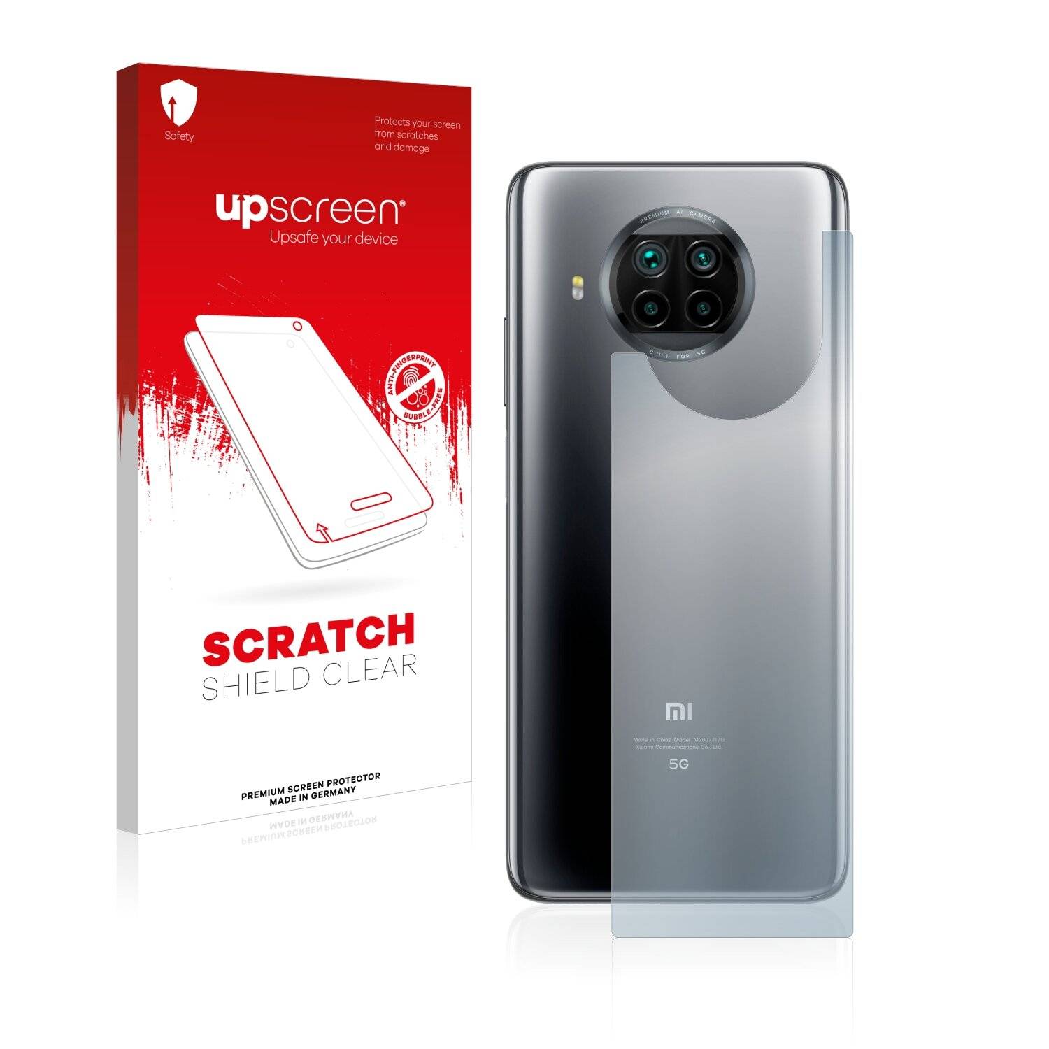 upscreen Scratch Shield Clear Premium Displayschutzfolie für Xiaomi Mi 10T Lite