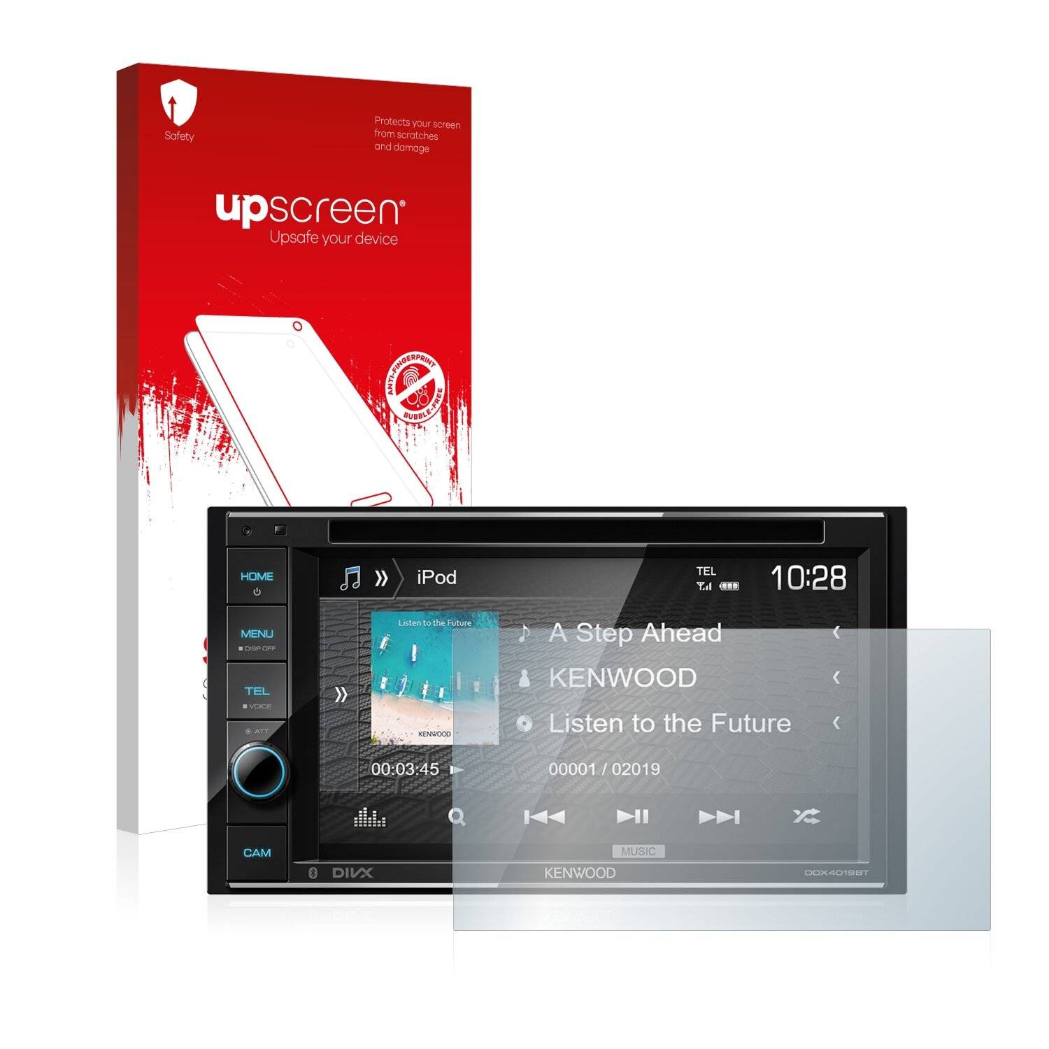 upscreen Scratch Shield Clear Premium Displayschutzfolie für Kenwood