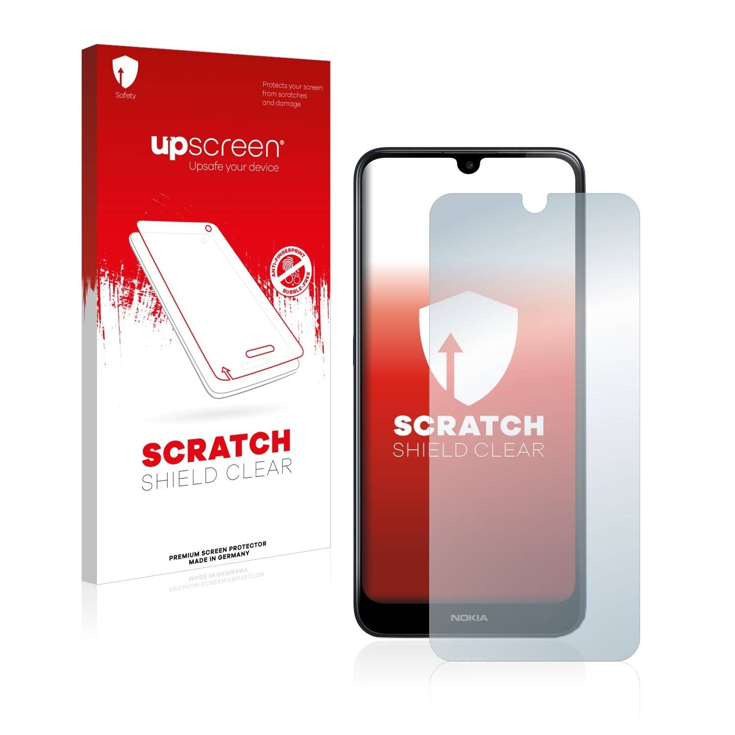 upscreen Scratch Shield Clear Premium Displayschutzfolie für Nokia 3