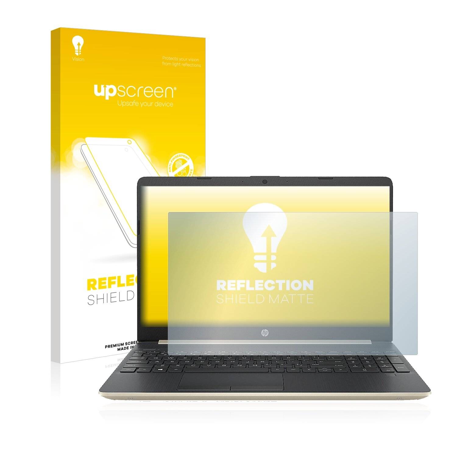 upscreen Reflection Shield Matte Premium Displayschutzfolie für HP