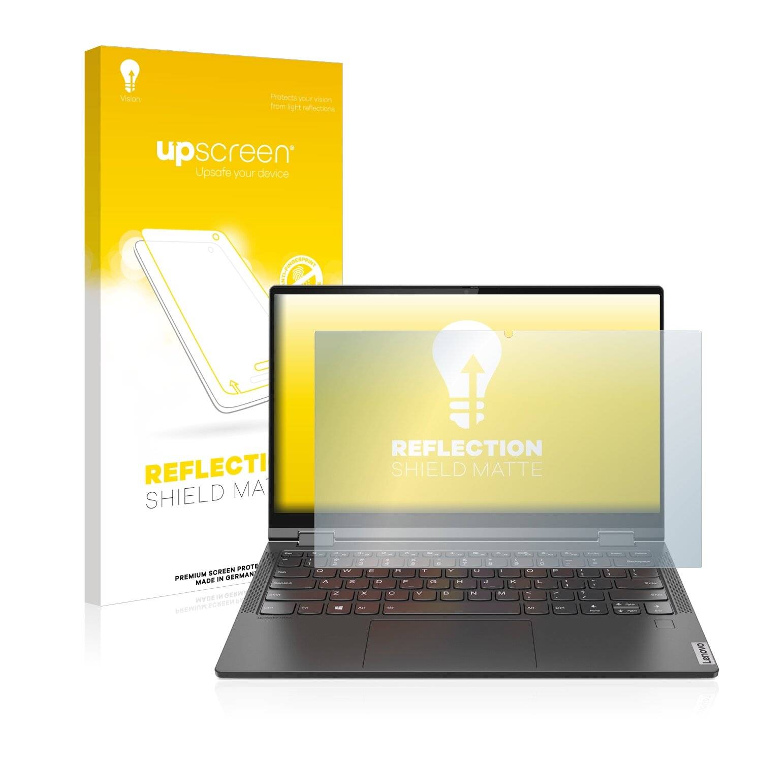 upscreen Reflection Shield Matte Premium Displayschutzfolie für Lenovo Yoga