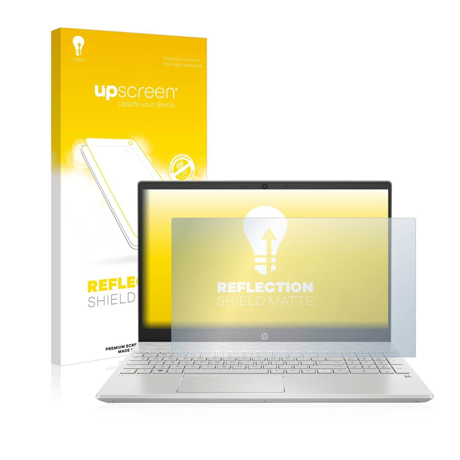 upscreen Reflection Shield Matte Premium Displayschutzfolie für HP Pavilion