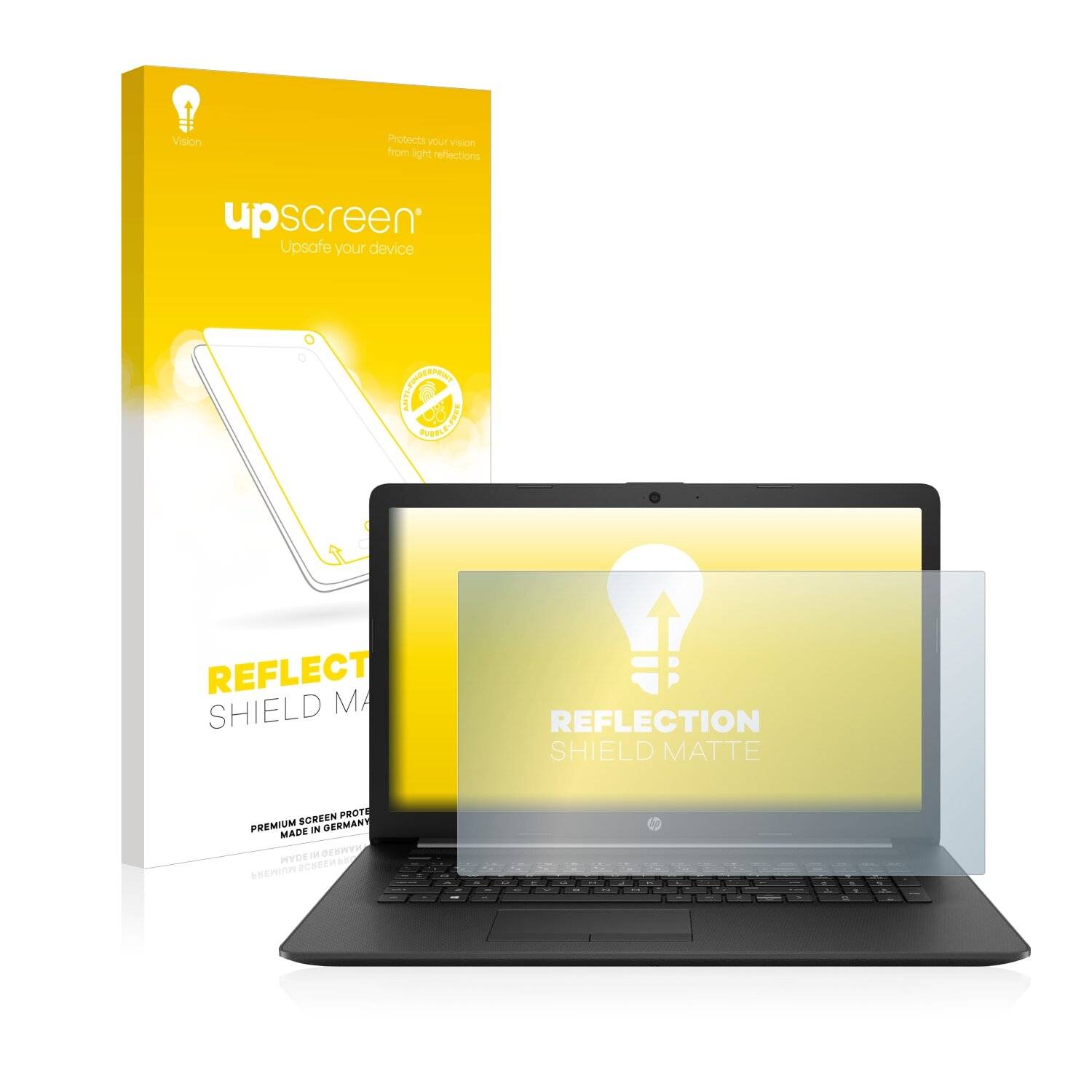 upscreen Reflection Shield Matte Premium Displayschutzfolie für HP Notebook