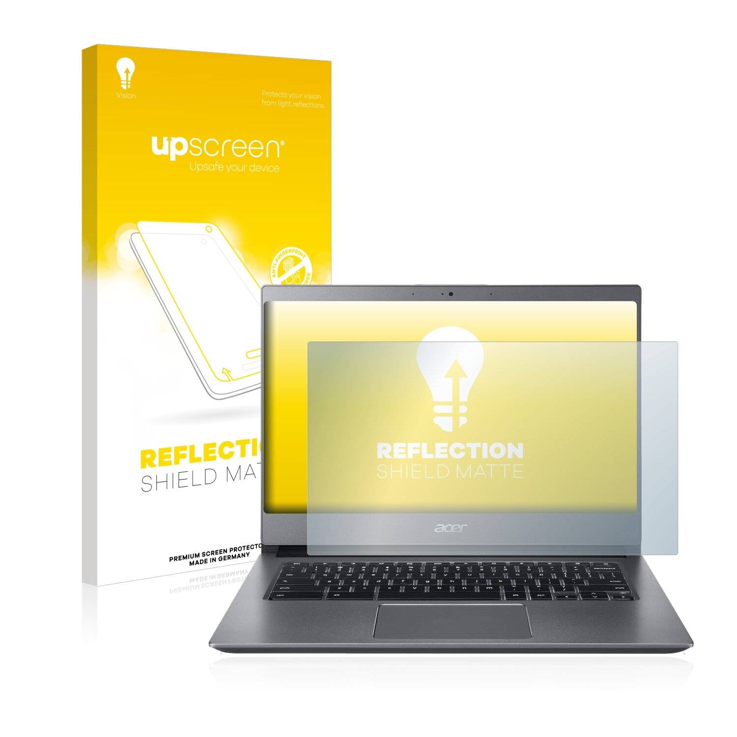 upscreen Reflection Shield Matte Premium Displayschutzfolie für Acer Chromebook