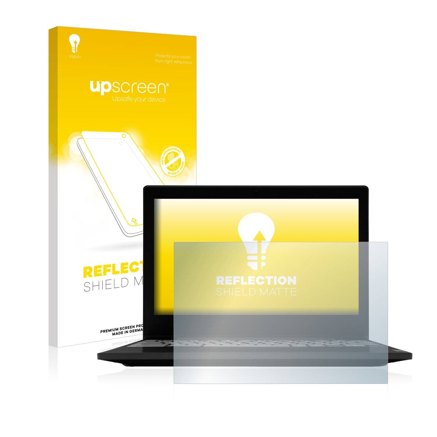 upscreen Reflection Shield Matte Premium Displayschutzfolie für Lenovo Chromebook Flex 3