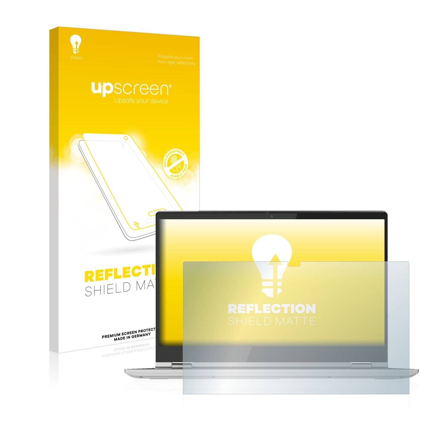 upscreen Reflection Shield Matte Premium Displayschutzfolie für Lenovo Chromebook C340