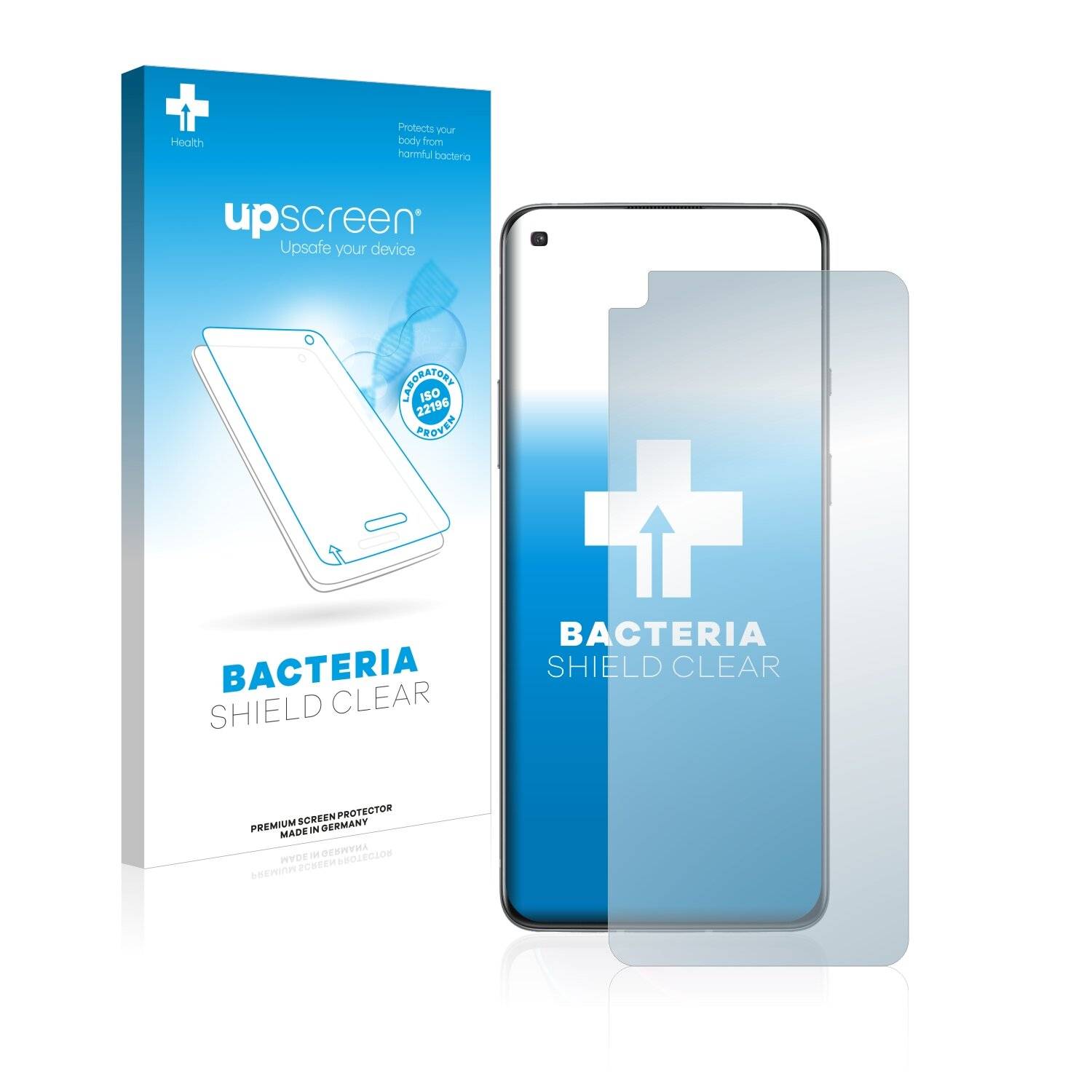 upscreen Bacteria Shield Clear Premium Antibakterielle Displayschutzfolie für OnePlus