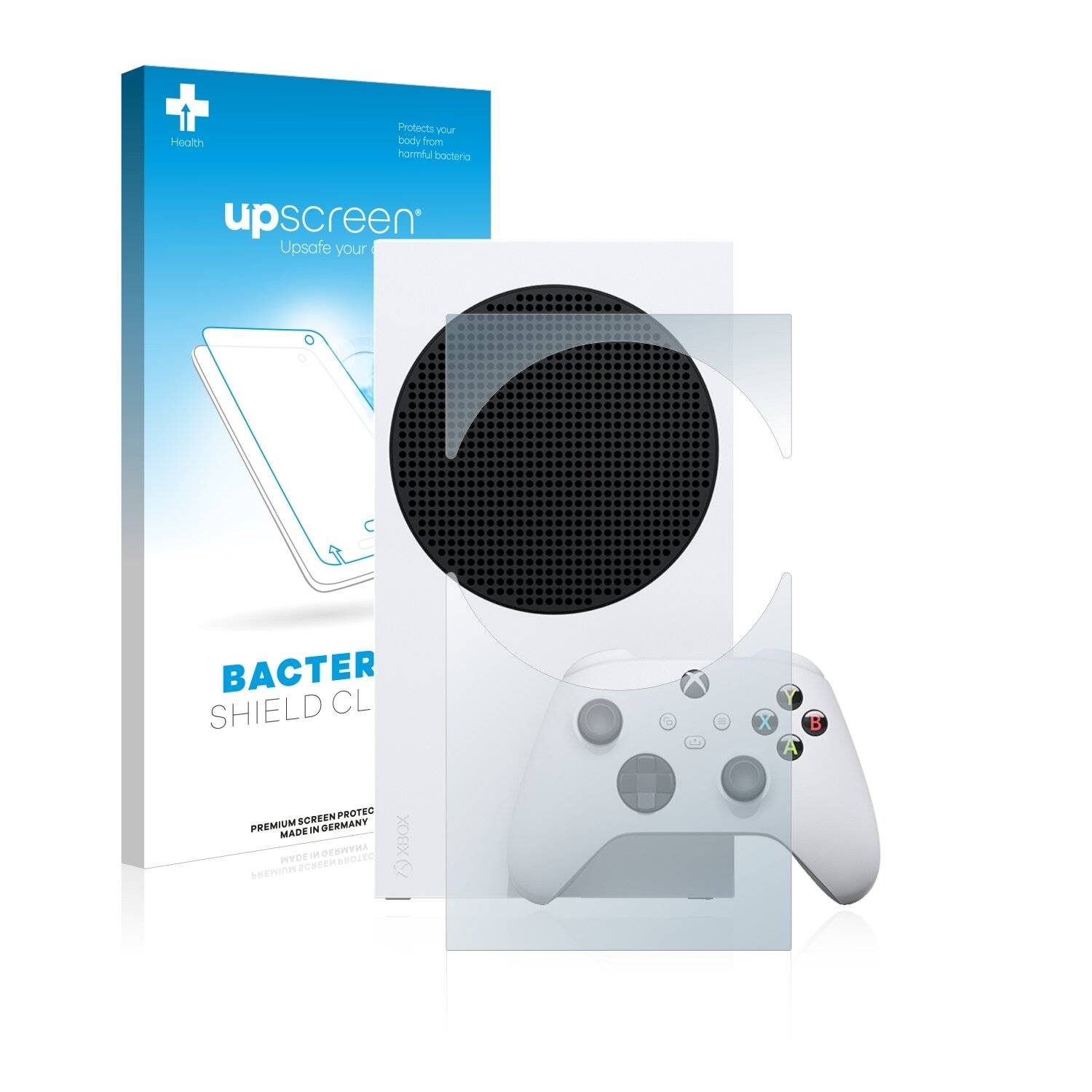 upscreen Bacteria Shield Clear Premium Antibakterielle Displayschutzfolie für Microsoft Xbox