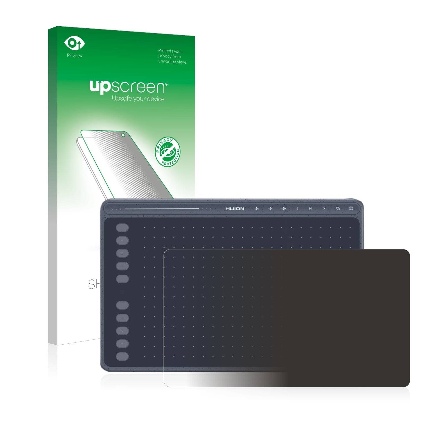 upscreen Spy Shield Clear Premium Blickschutzfolie für Huion