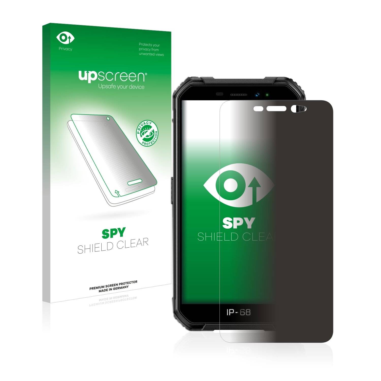 upscreen Spy Shield Clear Premium Blickschutzfolie für Ulefone Armor