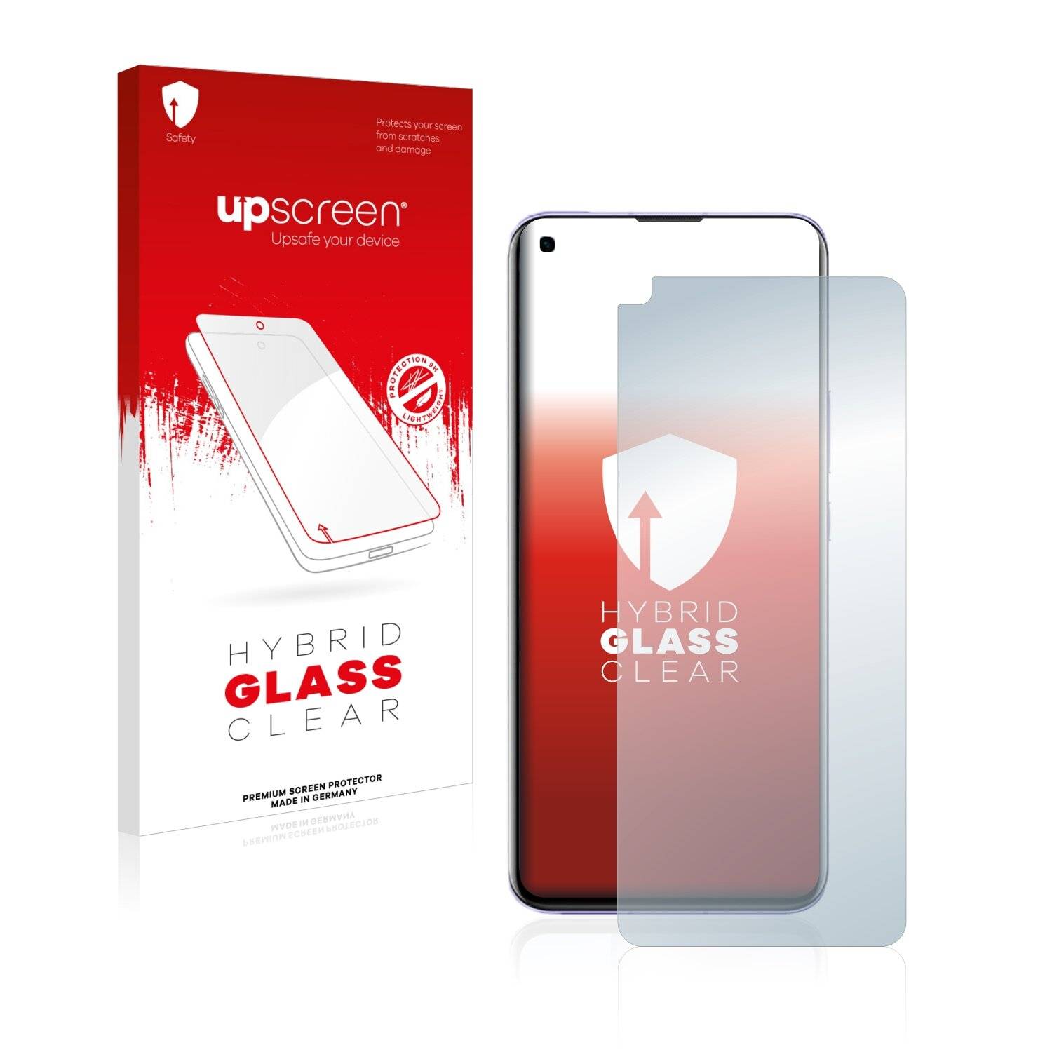 upscreen Hybrid Glass Clear Premium Schutzglas Folie für Honor