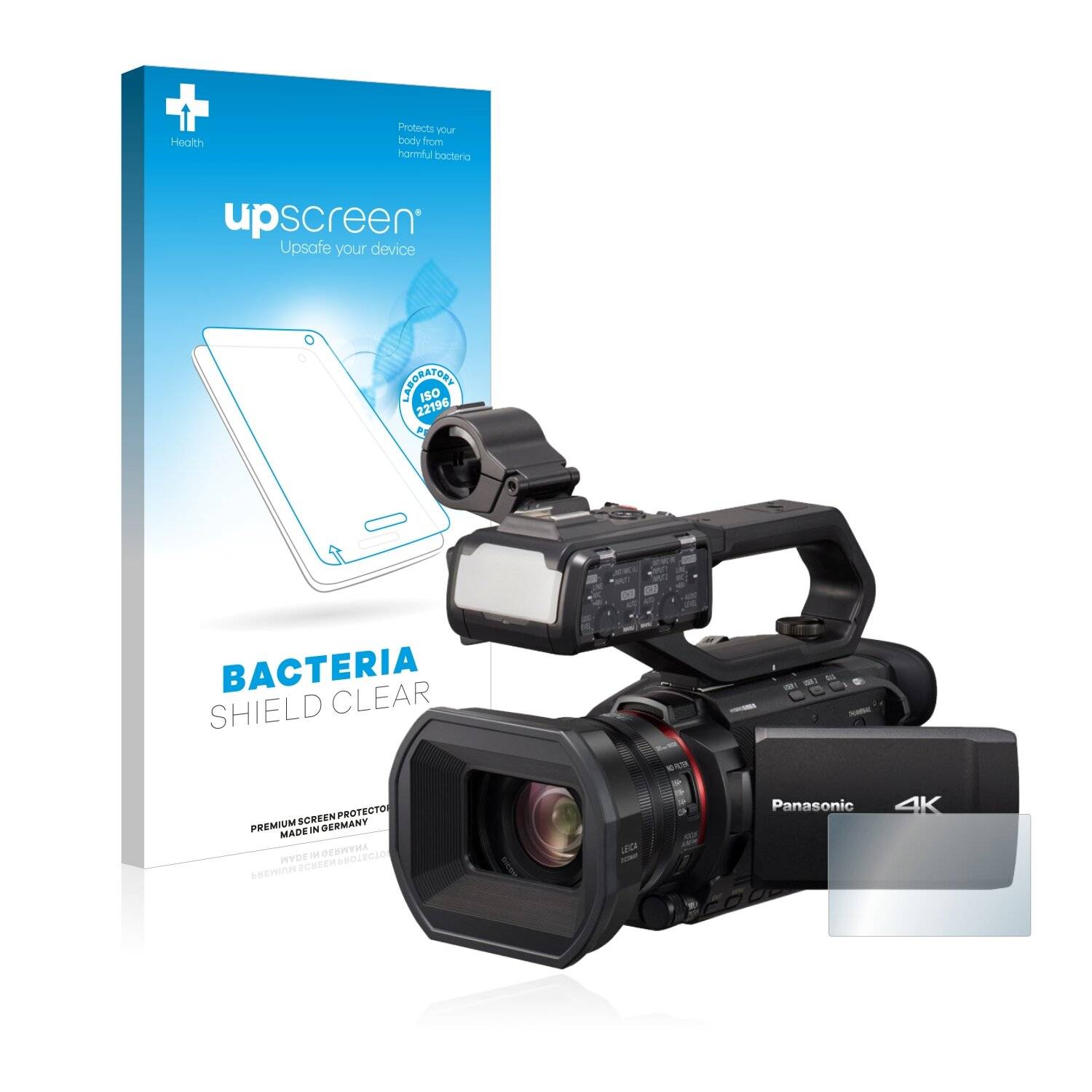 upscreen Bacteria Shield Clear Premium Antibakterielle Displayschutzfolie für Panasonic