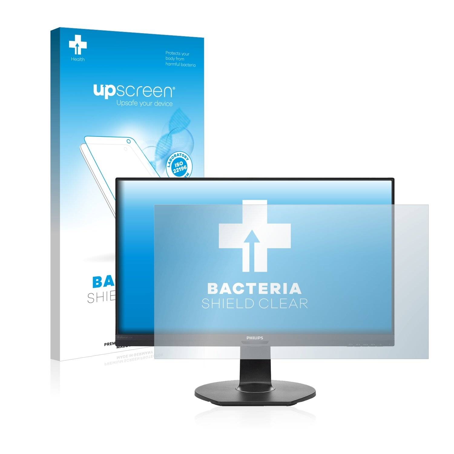 upscreen Bacteria Shield Clear Premium Antibakterielle Displayschutzfolie für Lenovo