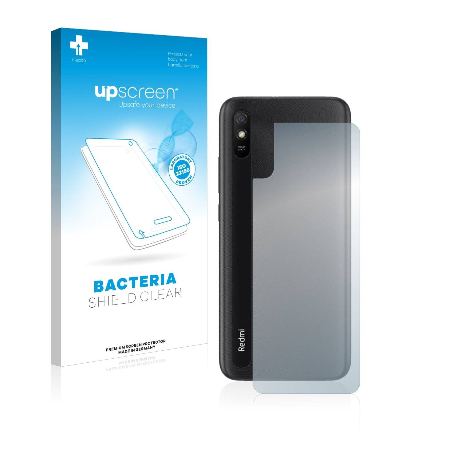upscreen Bacteria Shield Clear Premium Antibakterielle Displayschutzfolie für Xiaomi Redmi