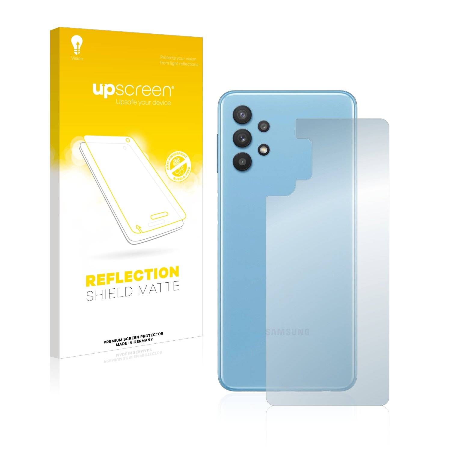 upscreen Reflection Shield Matte Premium Displayschutzfolie für Samsung Galaxy A32 5G