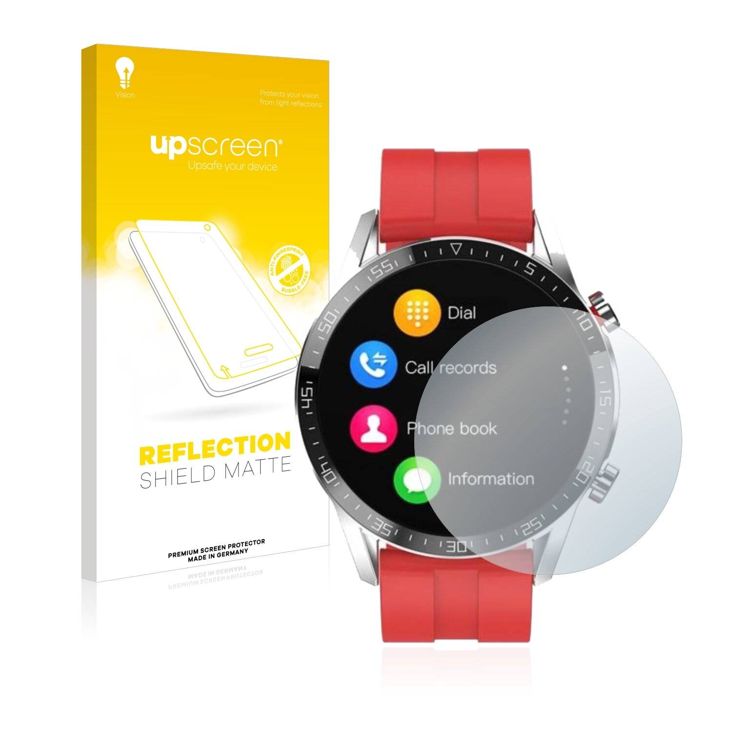 upscreen Reflection Shield Matte Premium Displayschutzfolie für Gentleman