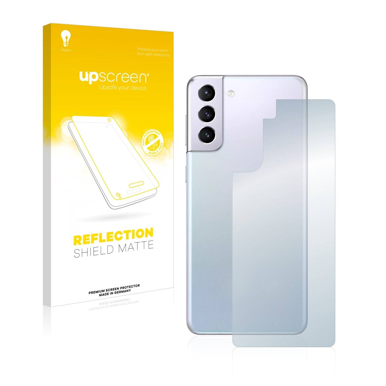 upscreen Reflection Shield Matte Premium Displayschutzfolie für Samsung Galaxy S21