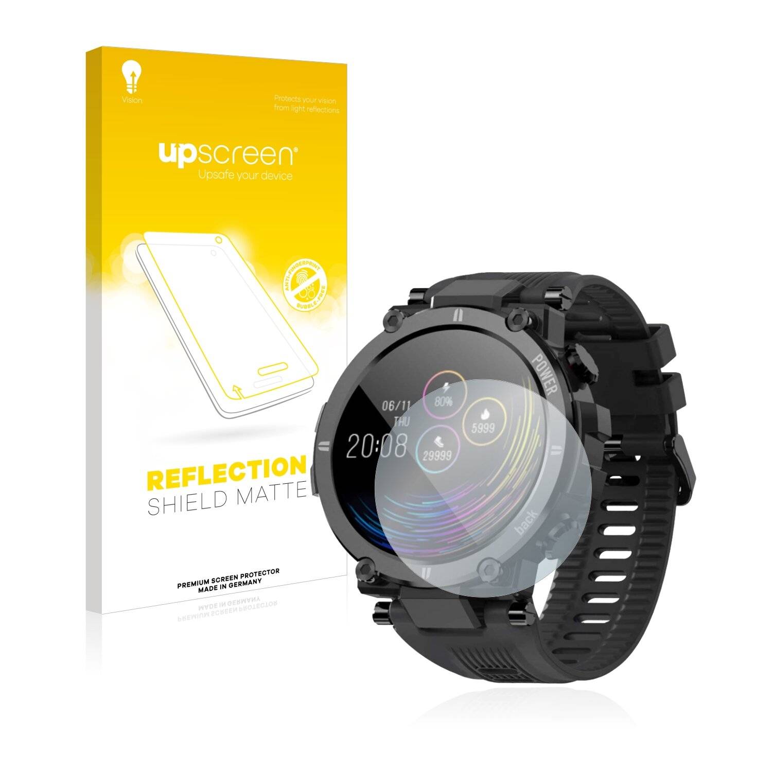 upscreen Reflection Shield Matte Premium Displayschutzfolie für Smart-T