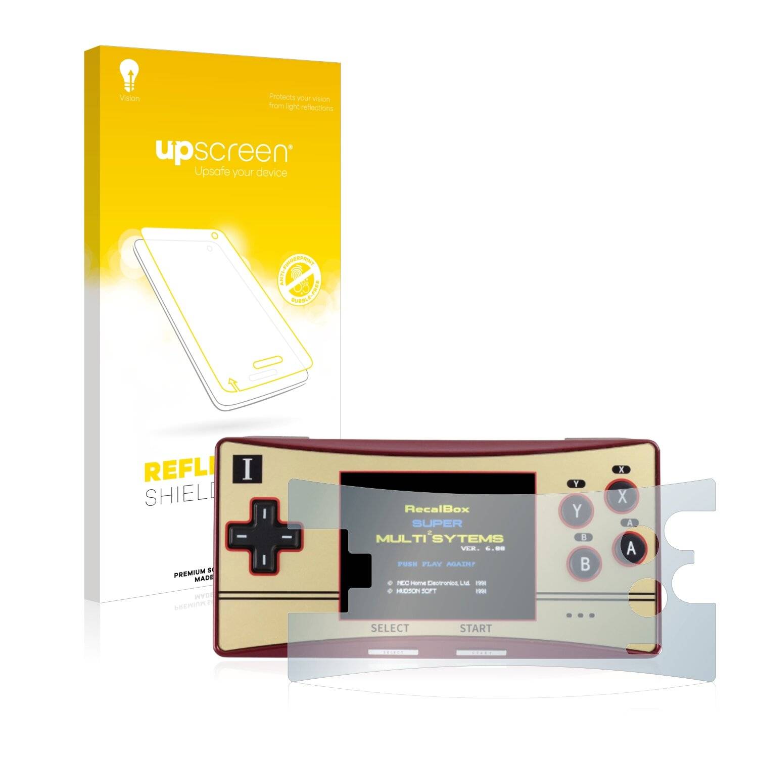 upscreen Reflection Shield Matte Premium Displayschutzfolie für Waveshare