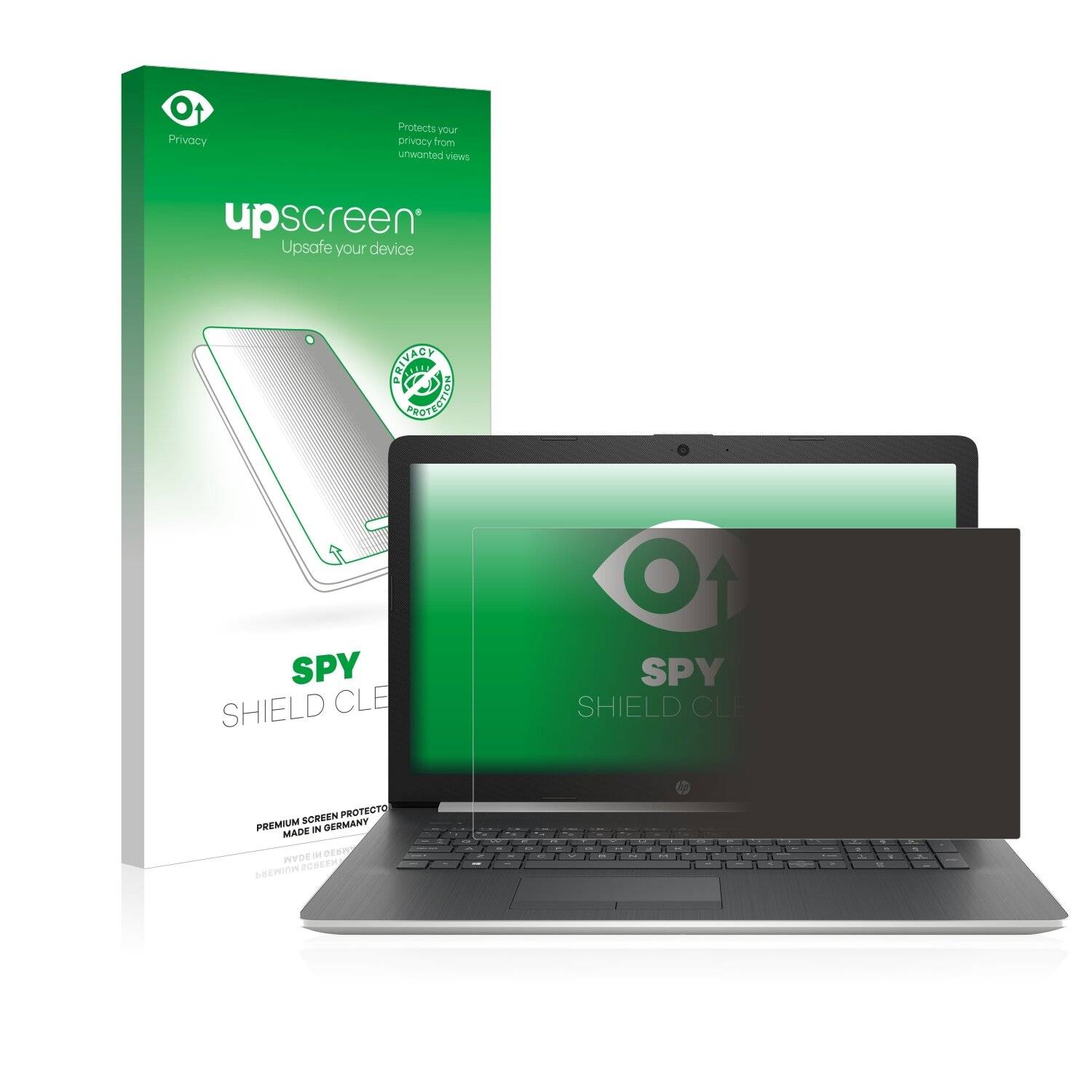 upscreen Spy Shield Clear Premium Blickschutzfolie für HP