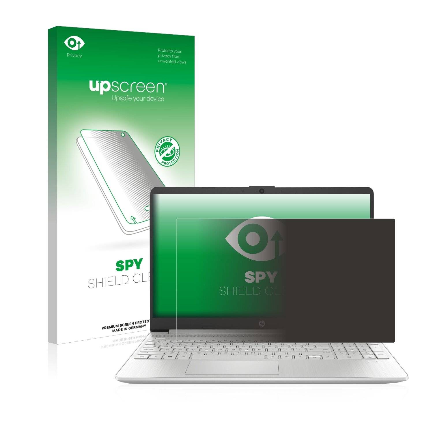 upscreen Spy Shield Clear Premium Blickschutzfolie für HP