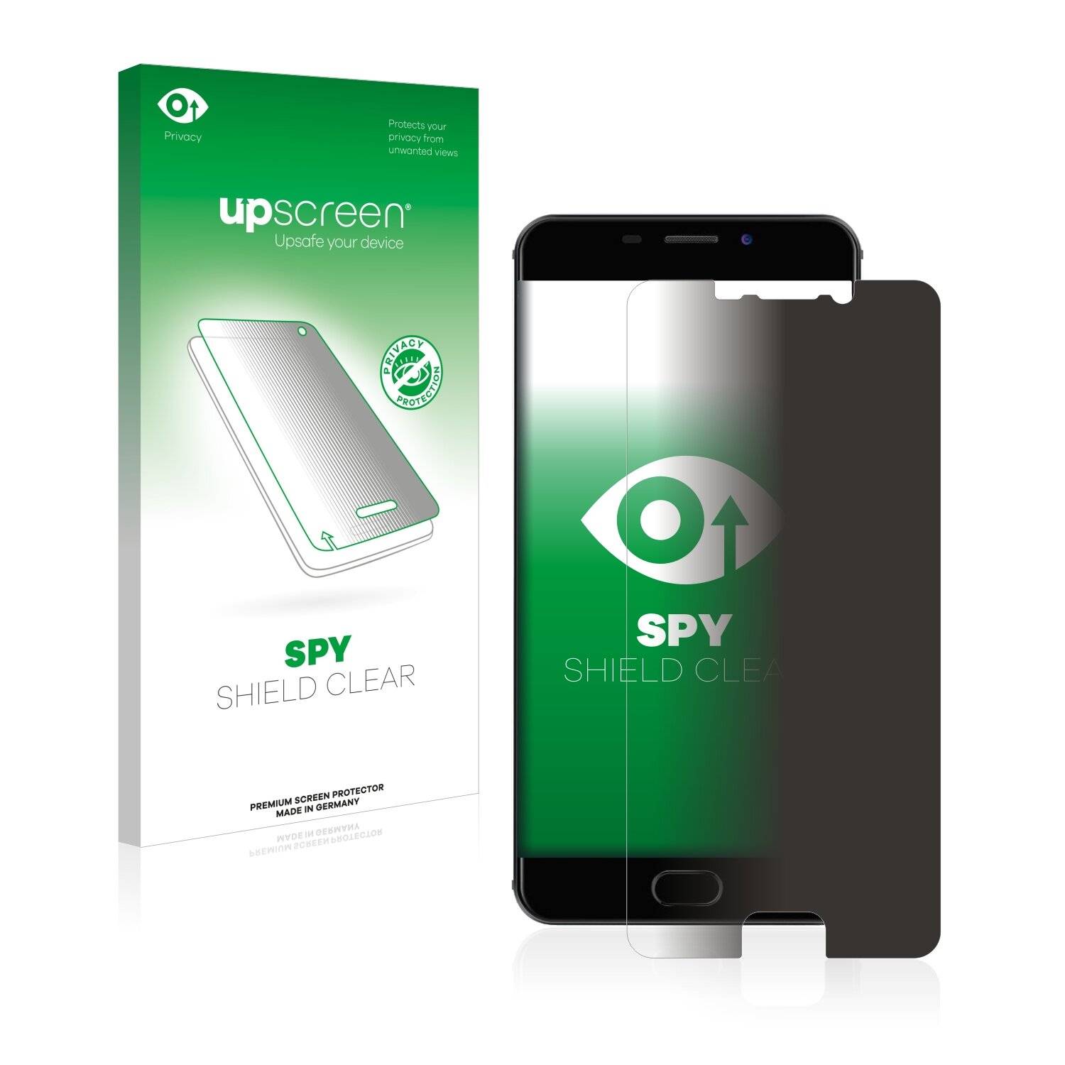 upscreen Spy Shield Clear Premium Blickschutzfolie für GlocalMe