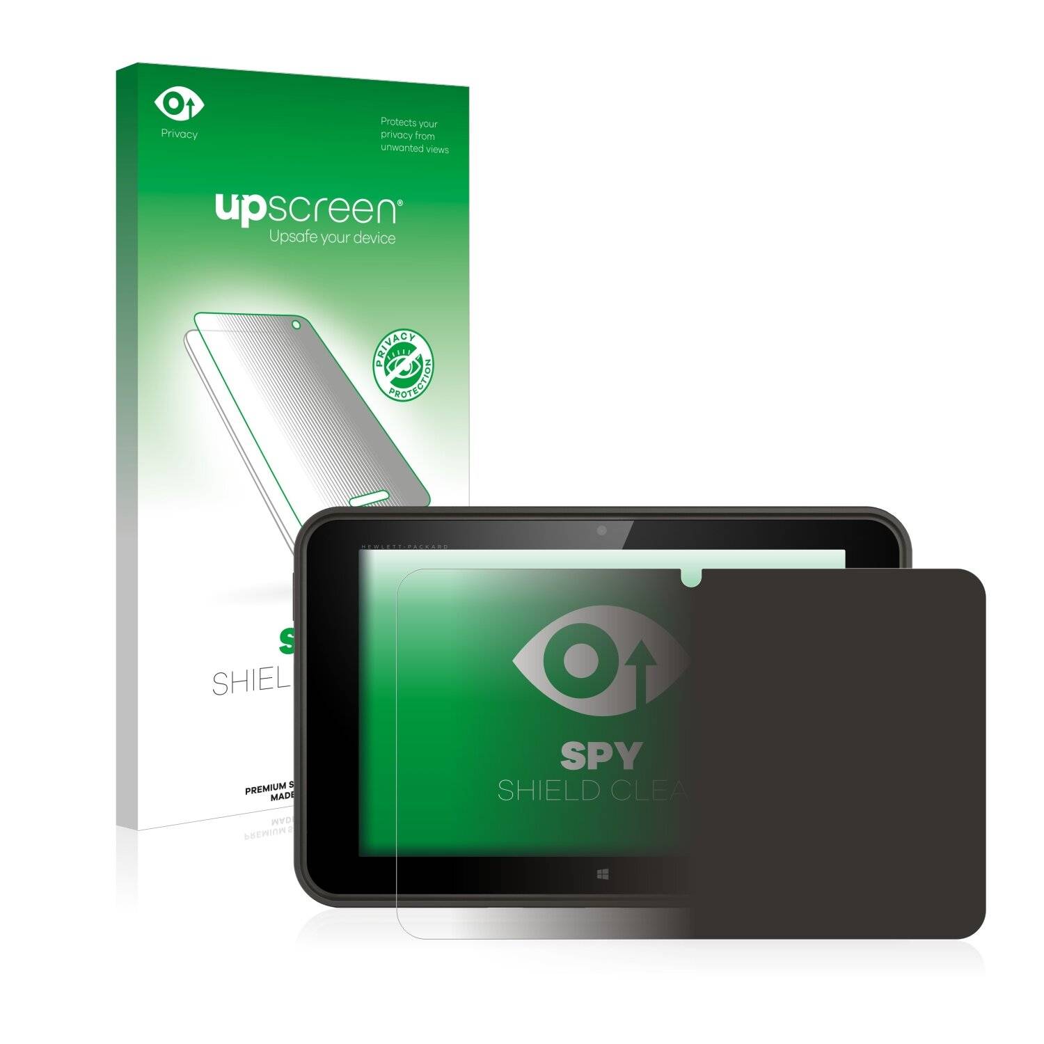 upscreen Spy Shield Clear Premium Blickschutzfolie für HP Pro Tablet 10 EE