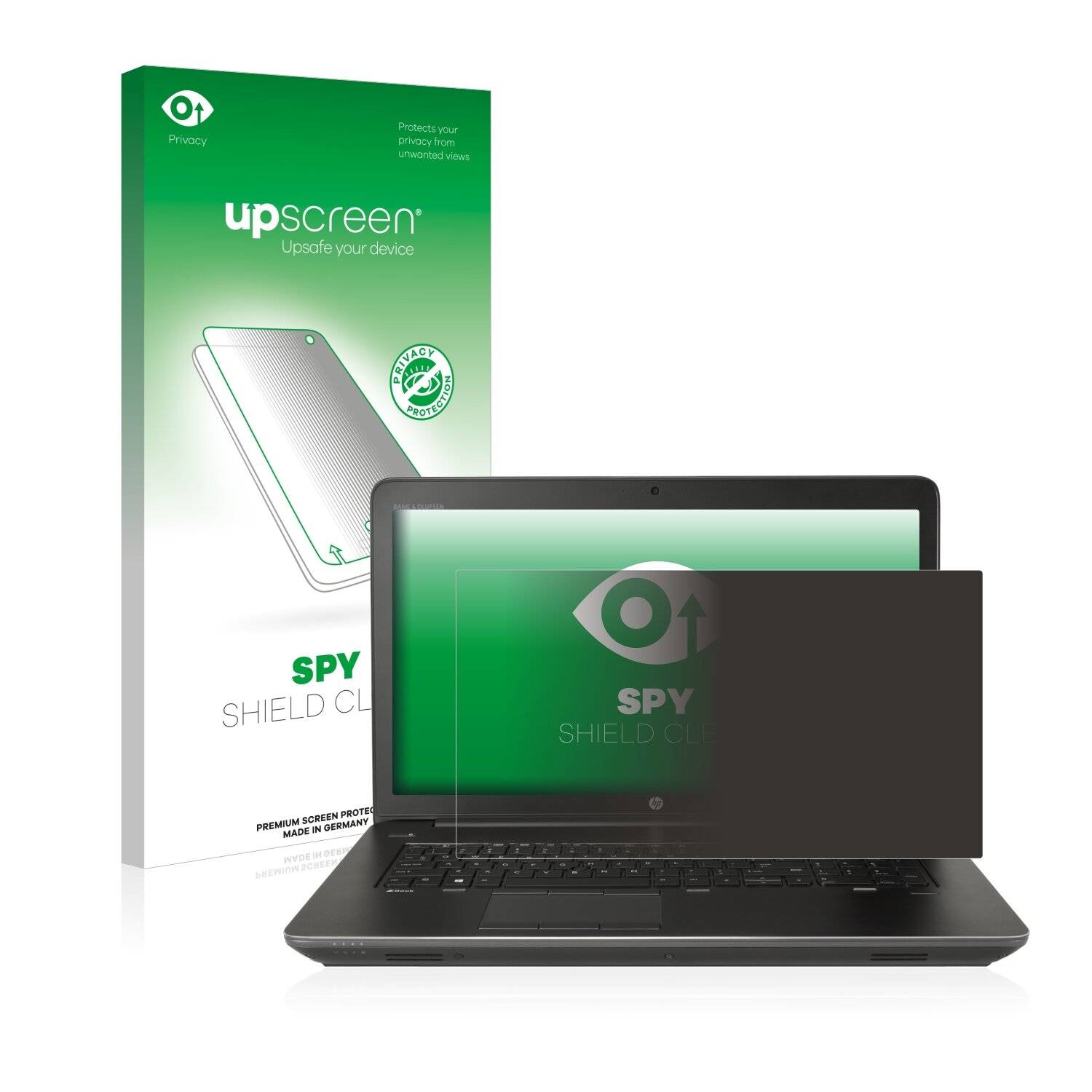 upscreen Spy Shield Clear Premium Blickschutzfolie für HP