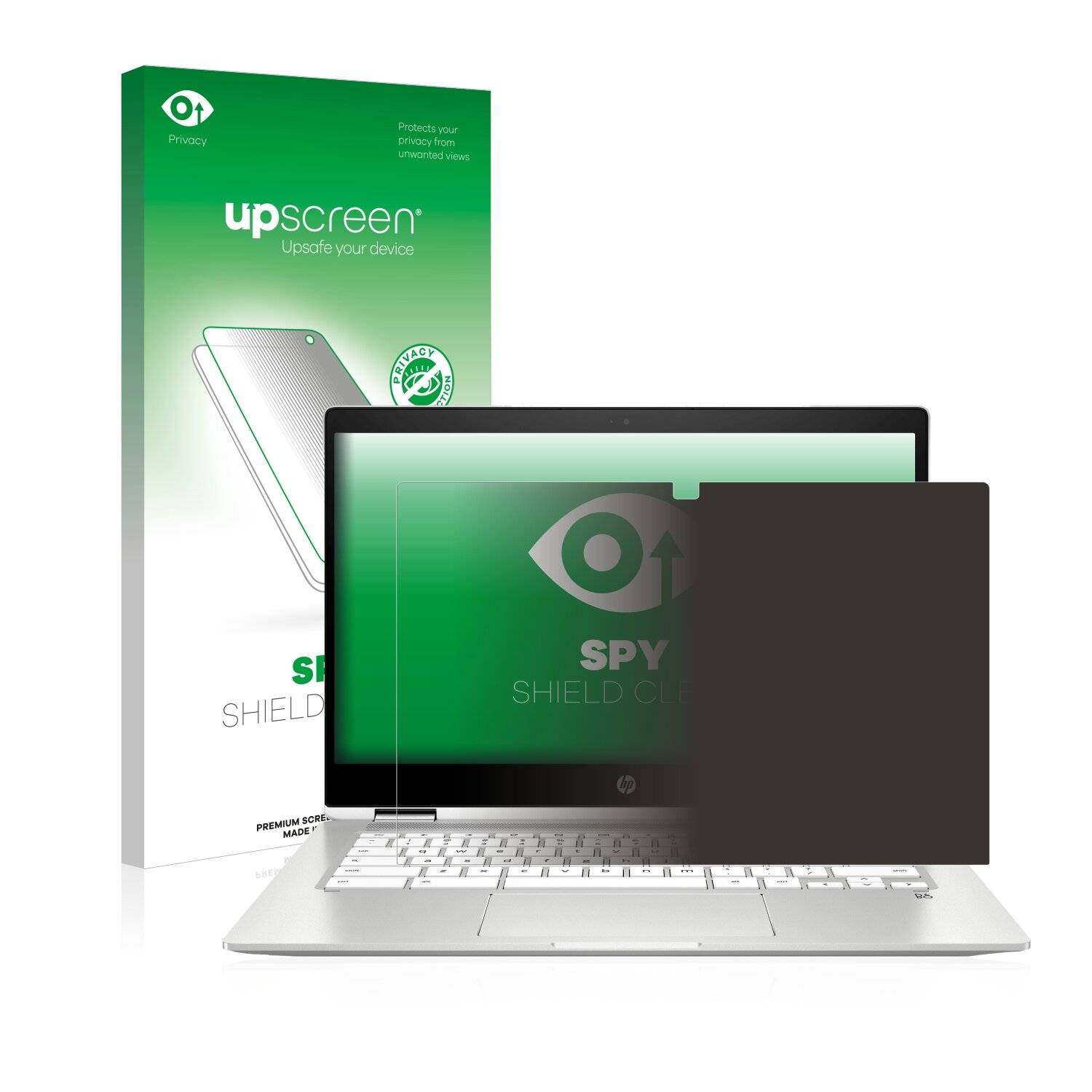 upscreen Spy Shield Clear Premium Blickschutzfolie für HP x360