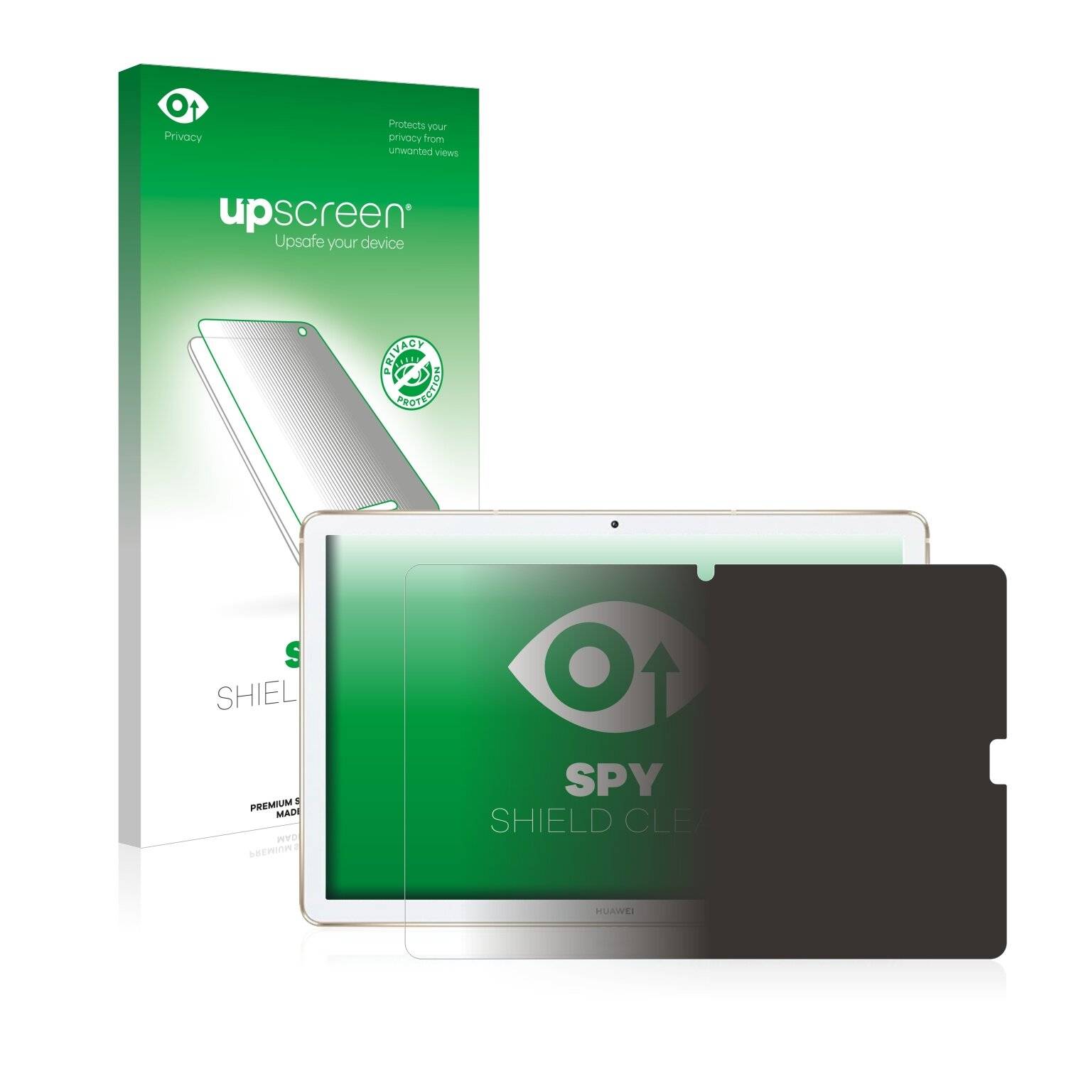 upscreen Spy Shield Clear Premium Blickschutzfolie für Huawei MatePad