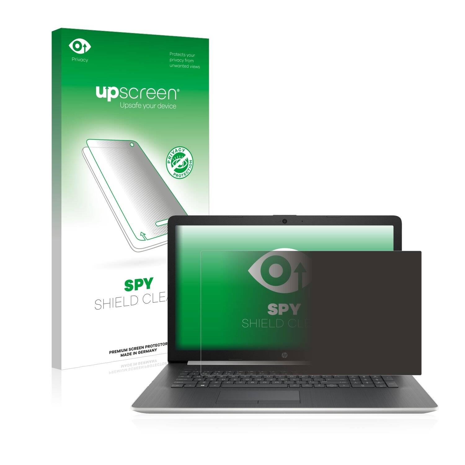 upscreen Spy Shield Clear Premium Blickschutzfolie für HP