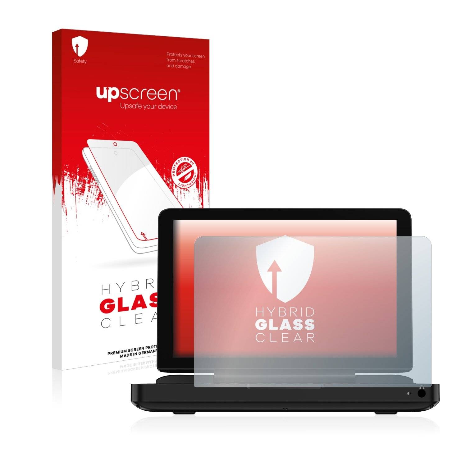 upscreen Hybrid Glass Clear Premium Schutzglas Folie für GPD Win
